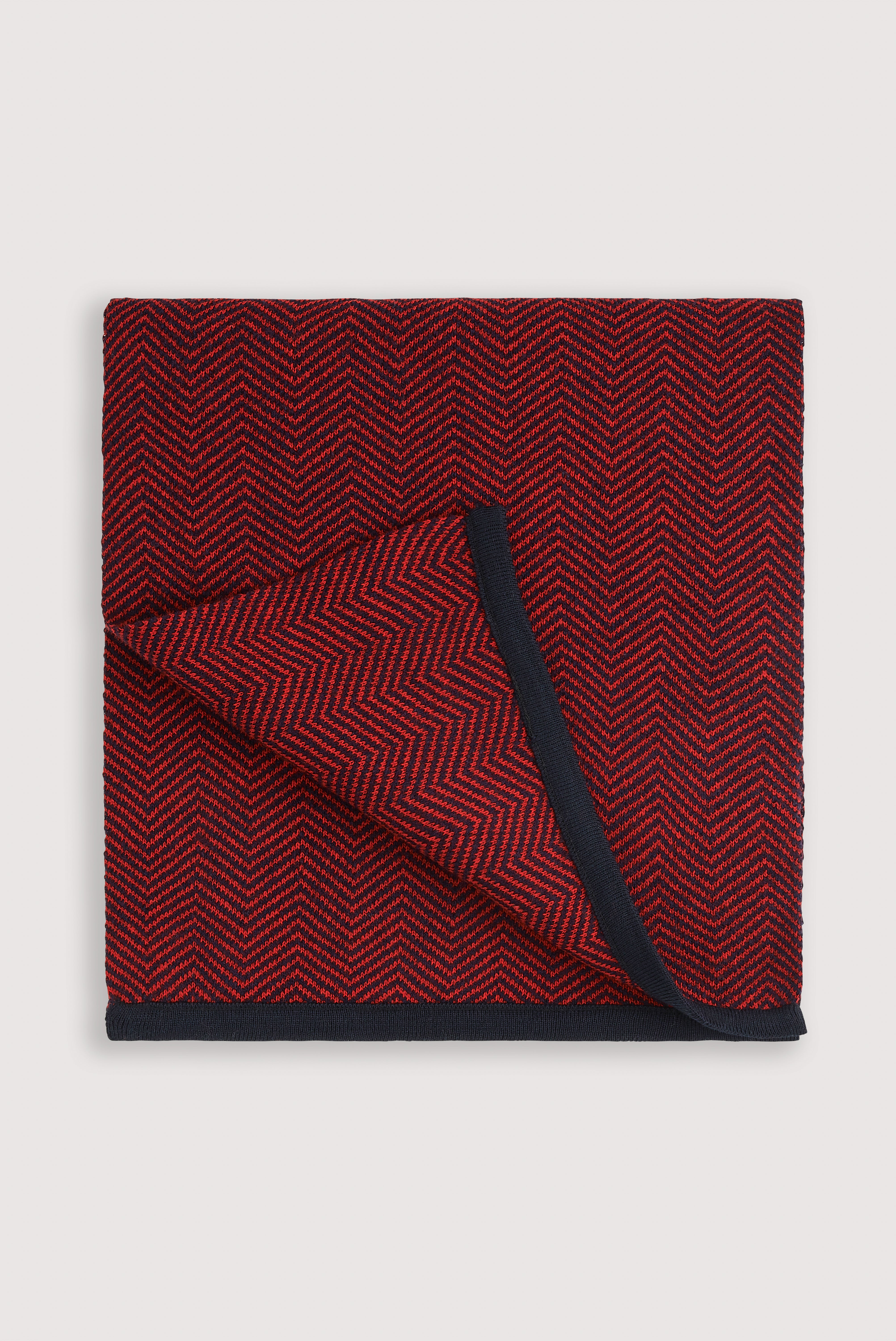 Herringbone wool scarf