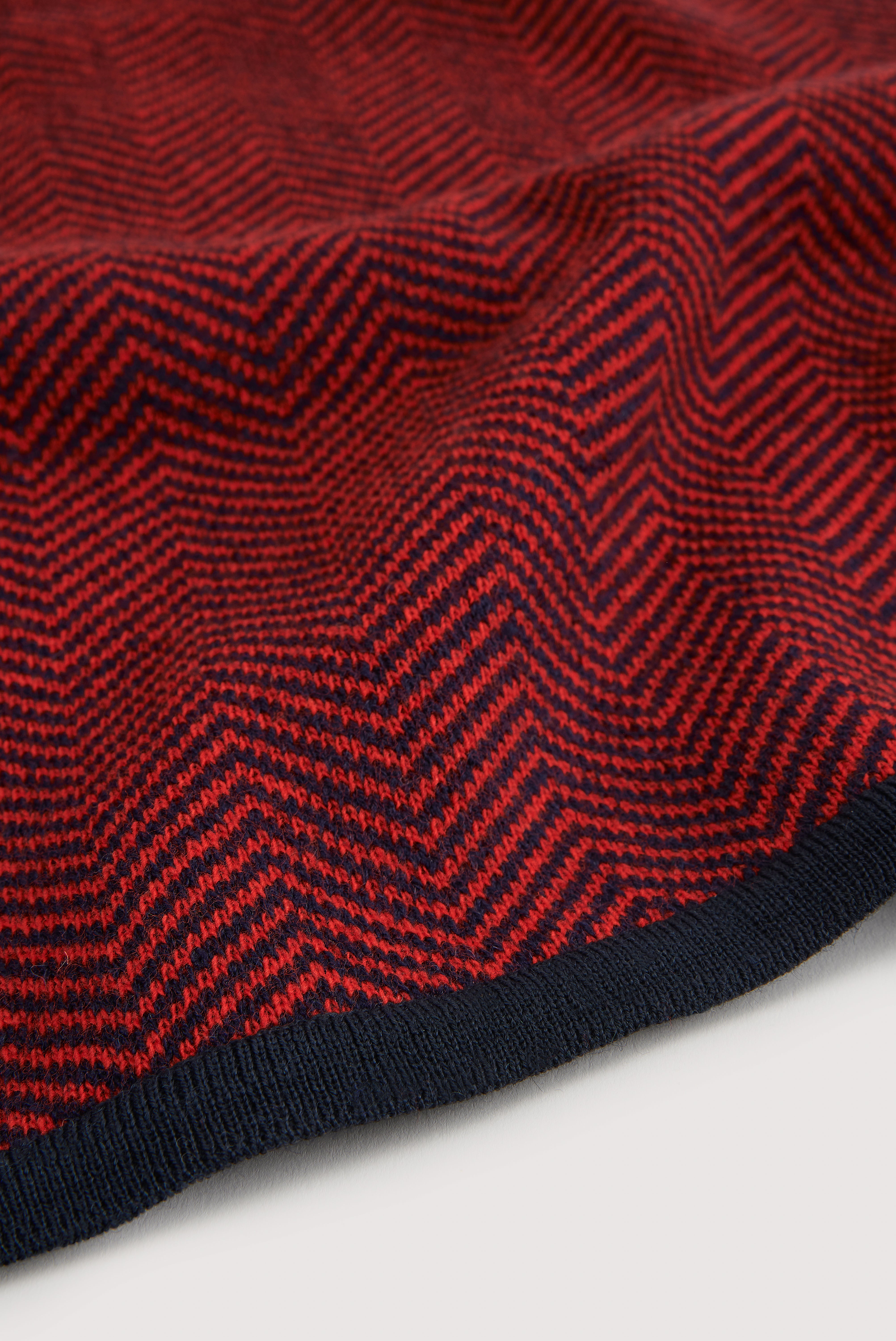 Herringbone wool scarf