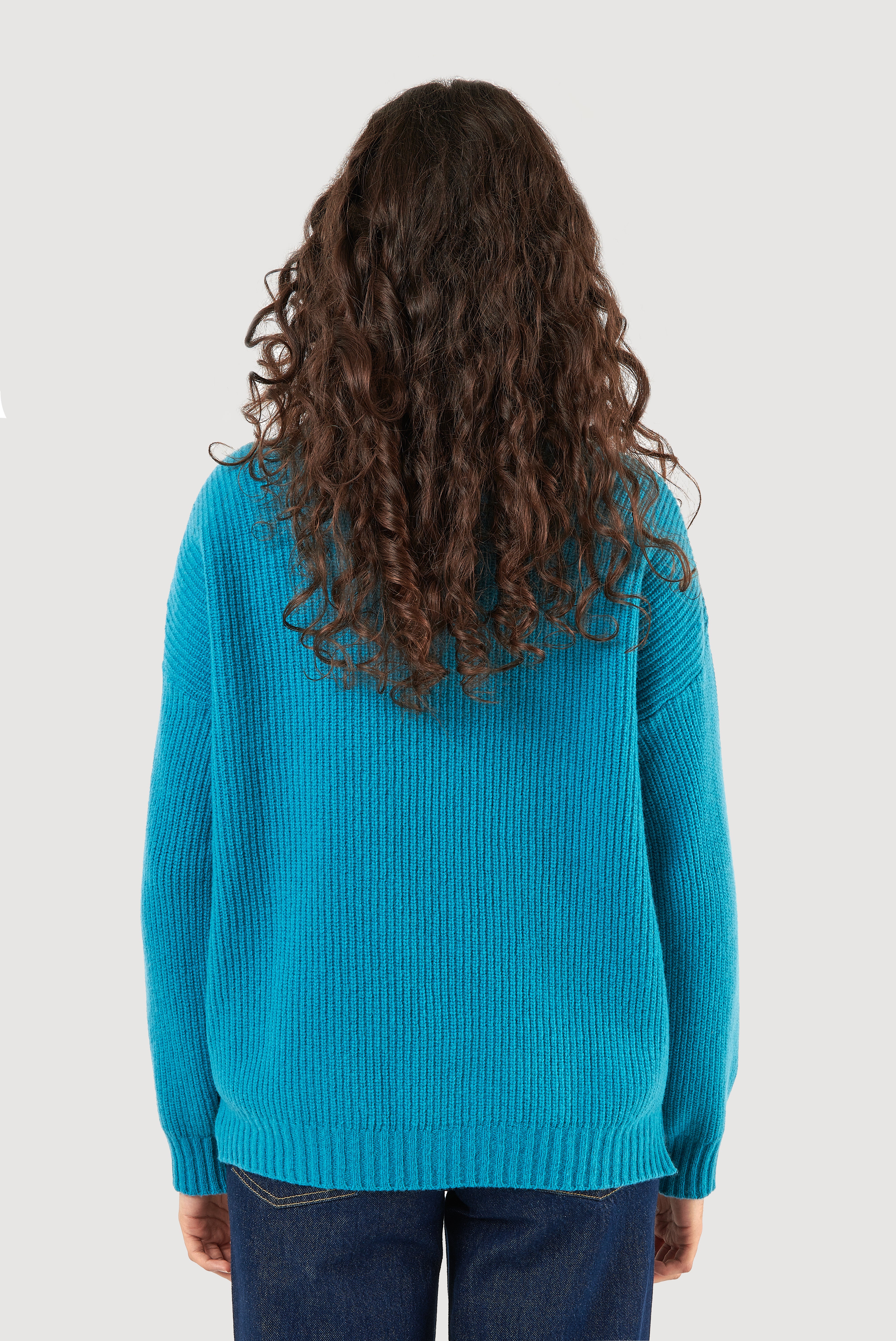Ribbed Lambswool Turtleneck Sweater
