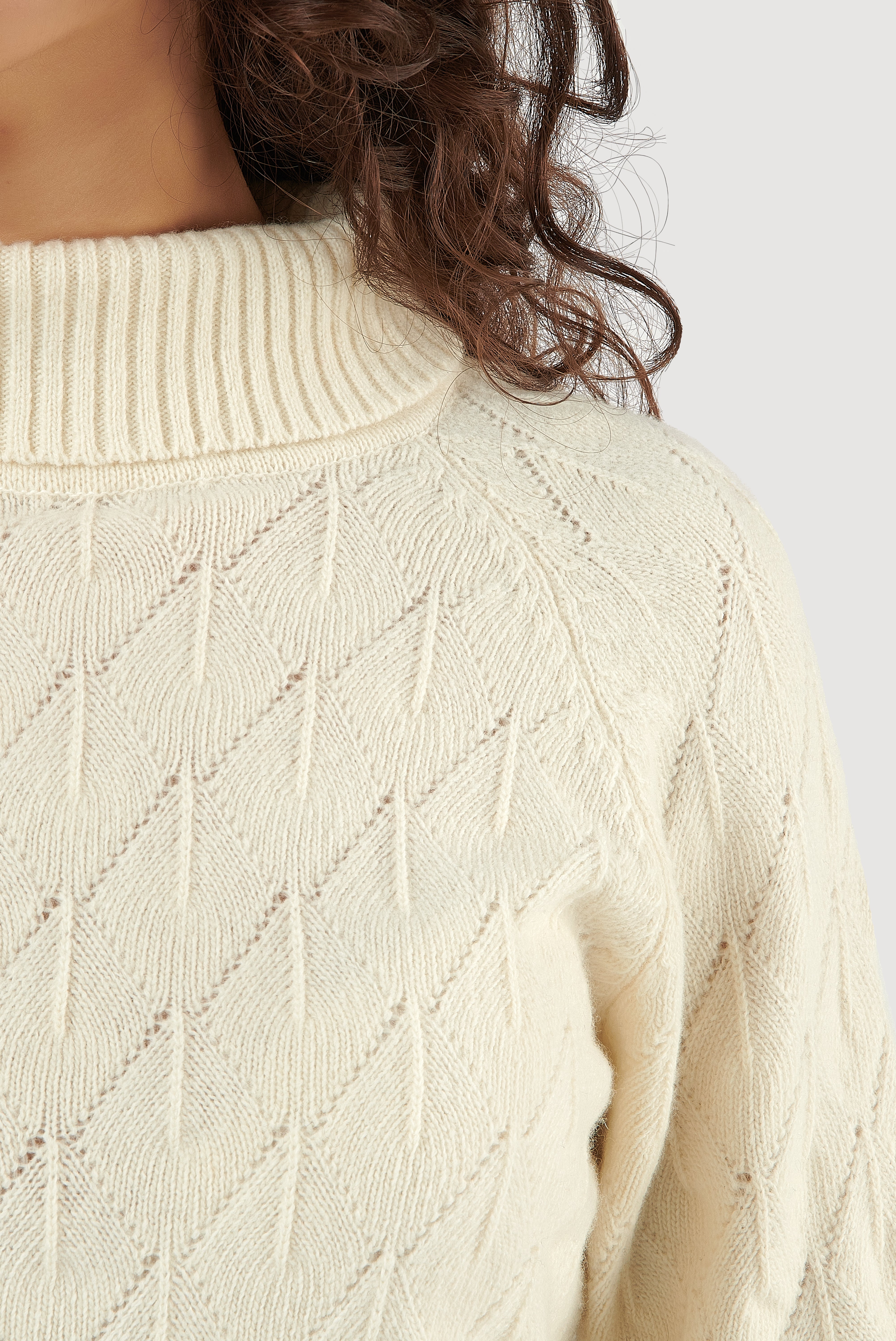 Aran Turtleneck Sweater