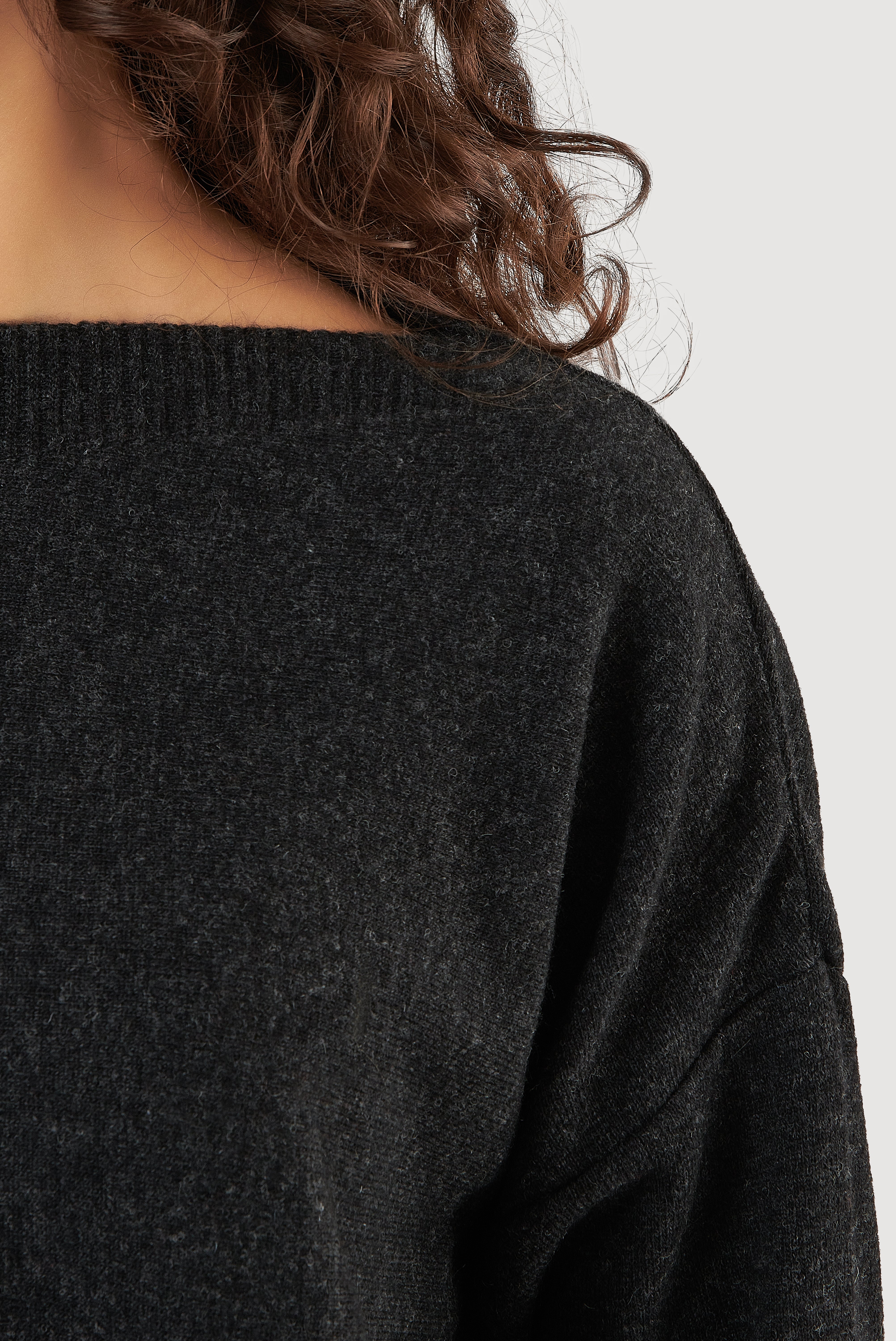 Lambswool Boat-Neck Sweater