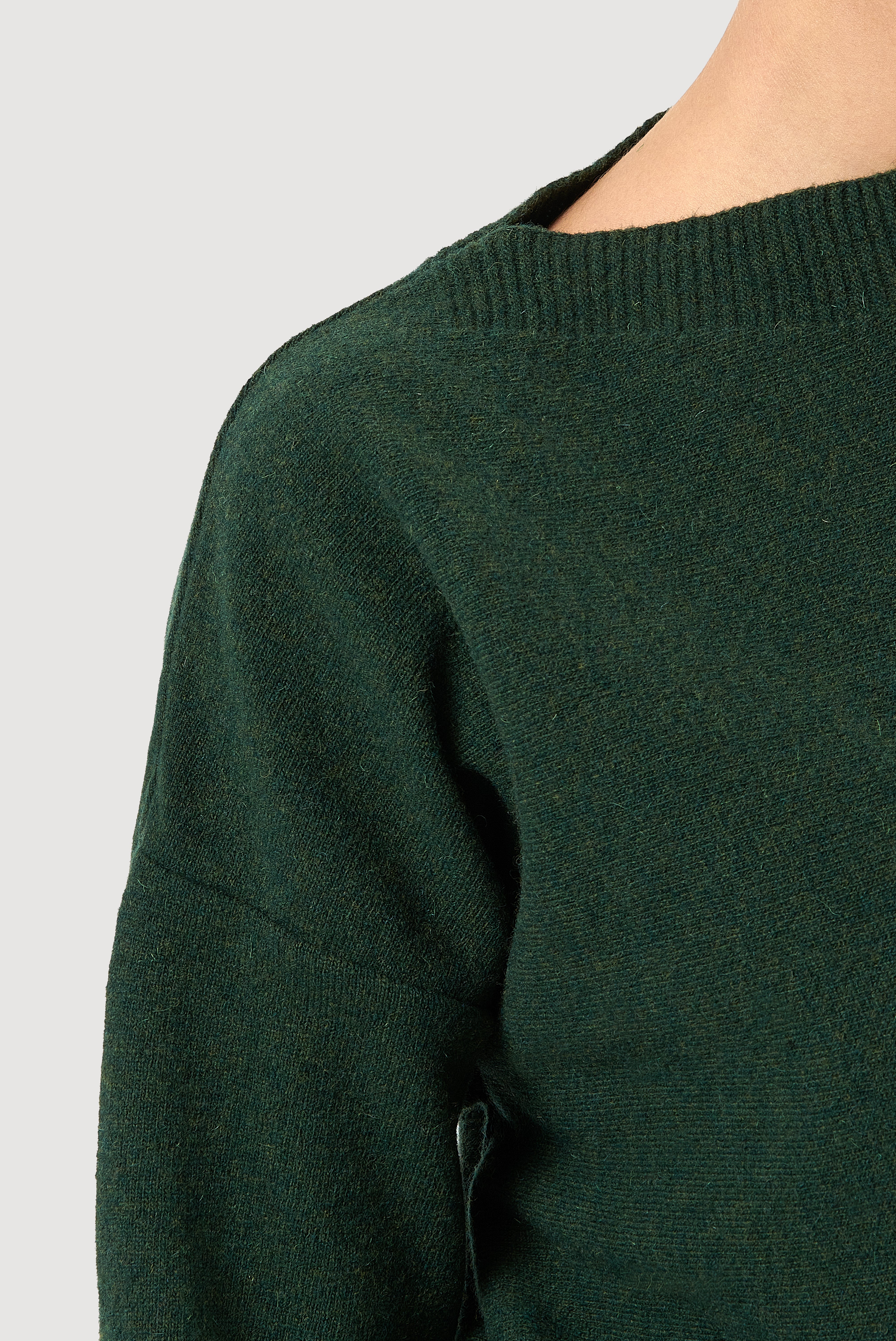 Lambswool Boat-Neck Sweater