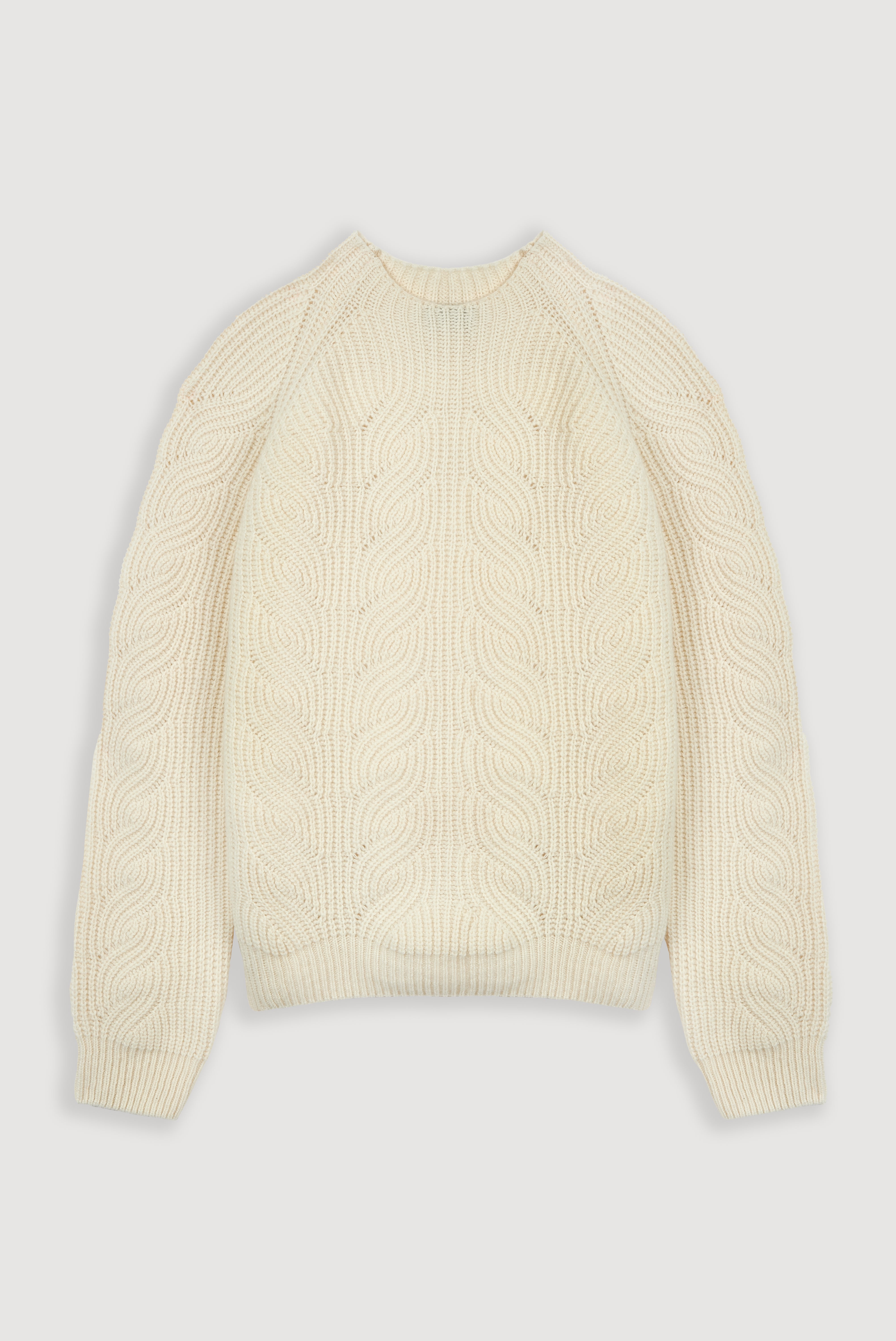 Camisola grossa de lã Aran