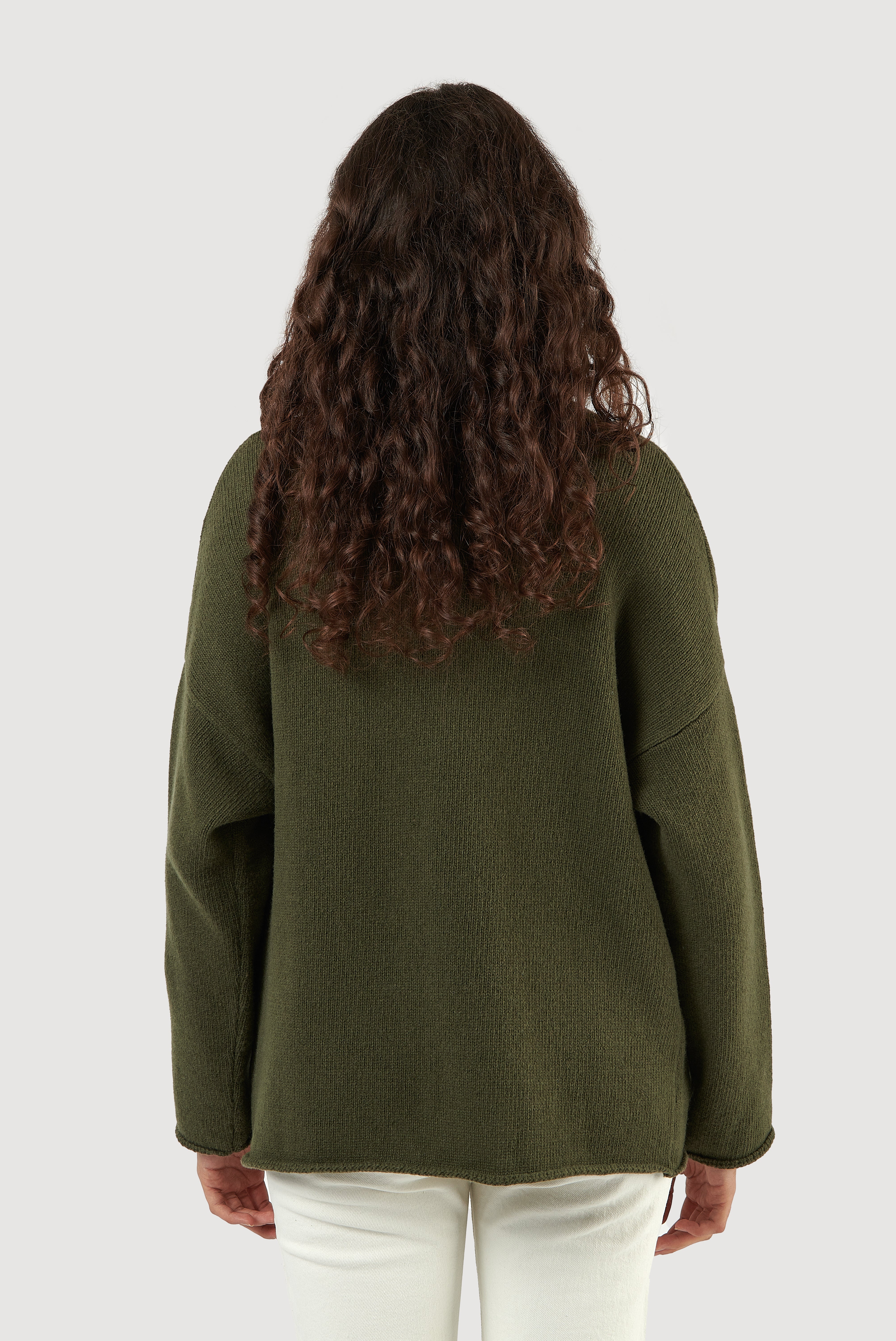 Lambswool Asymmetric Cardigan