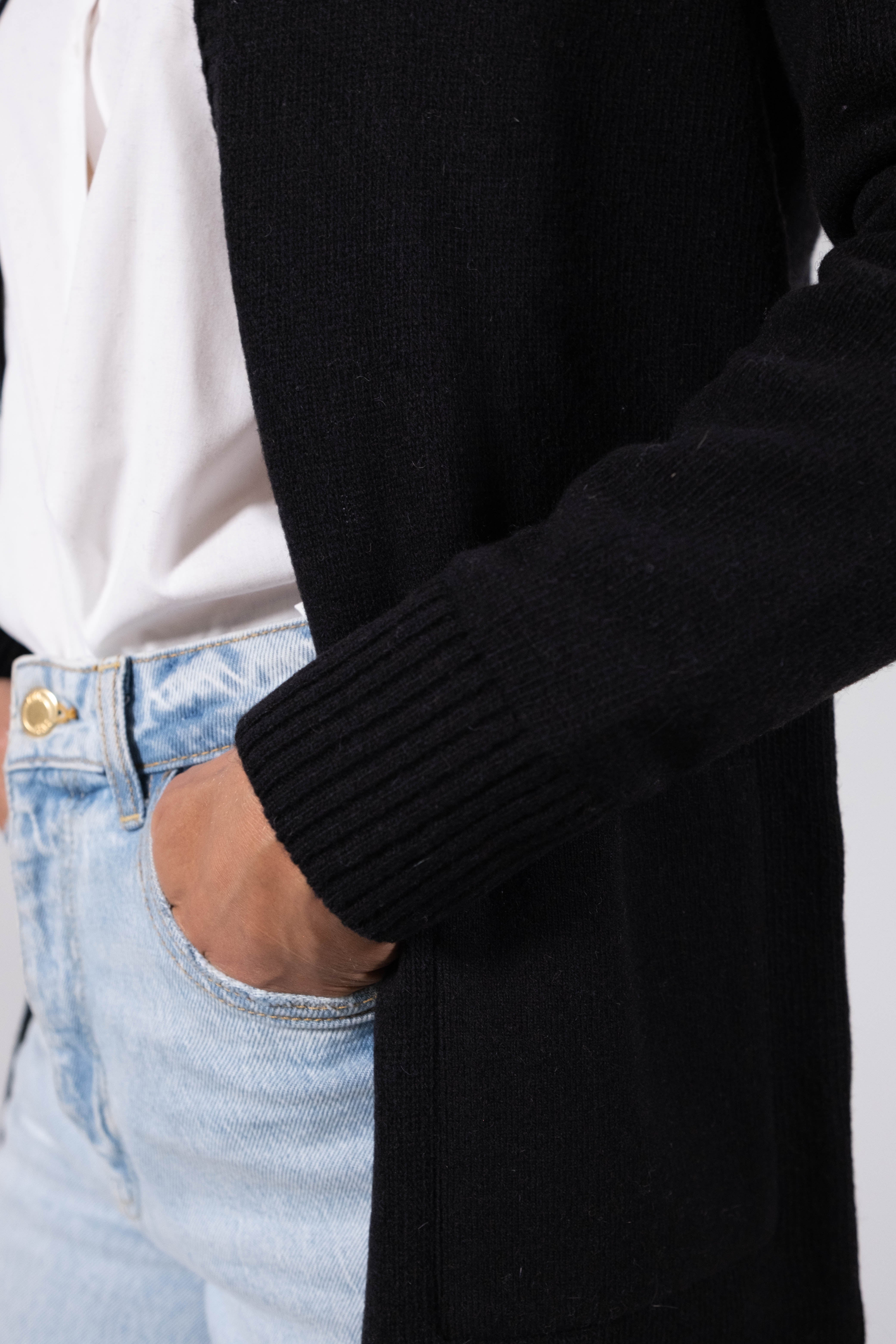 Lambswool Long Cardigan