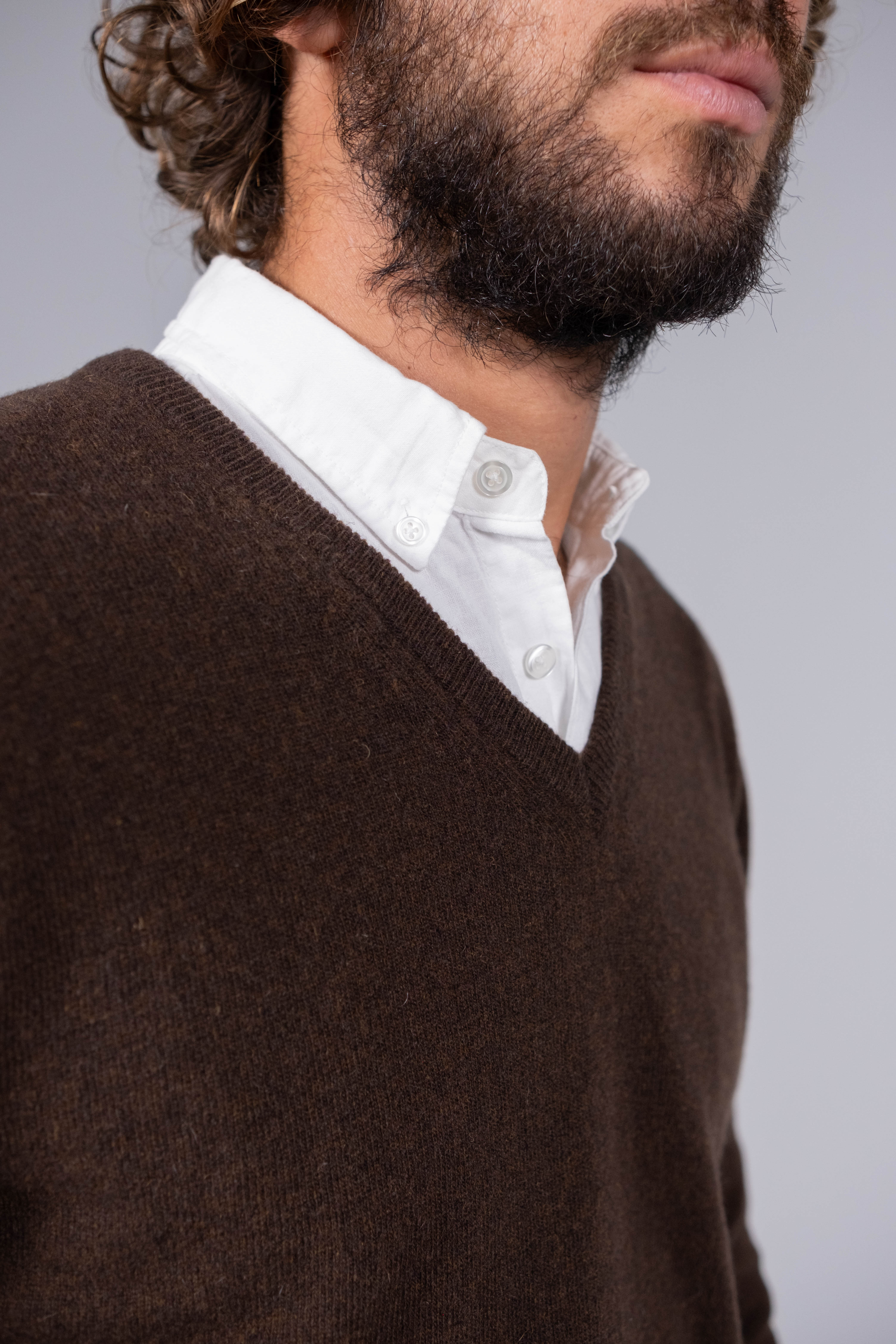 Classic Lambswool V-Neck Sweater