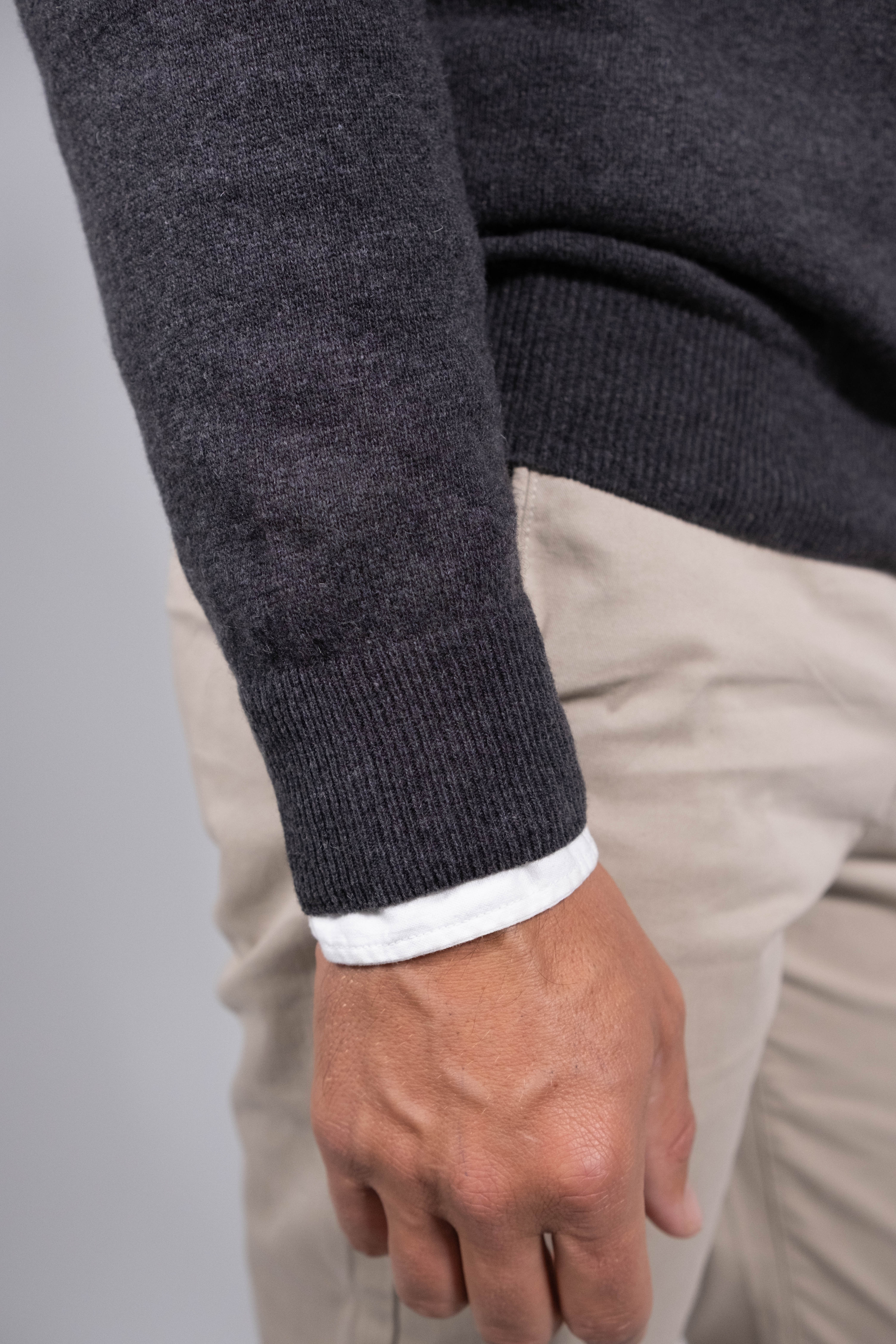 Classic Lambswool V-Neck Sweater