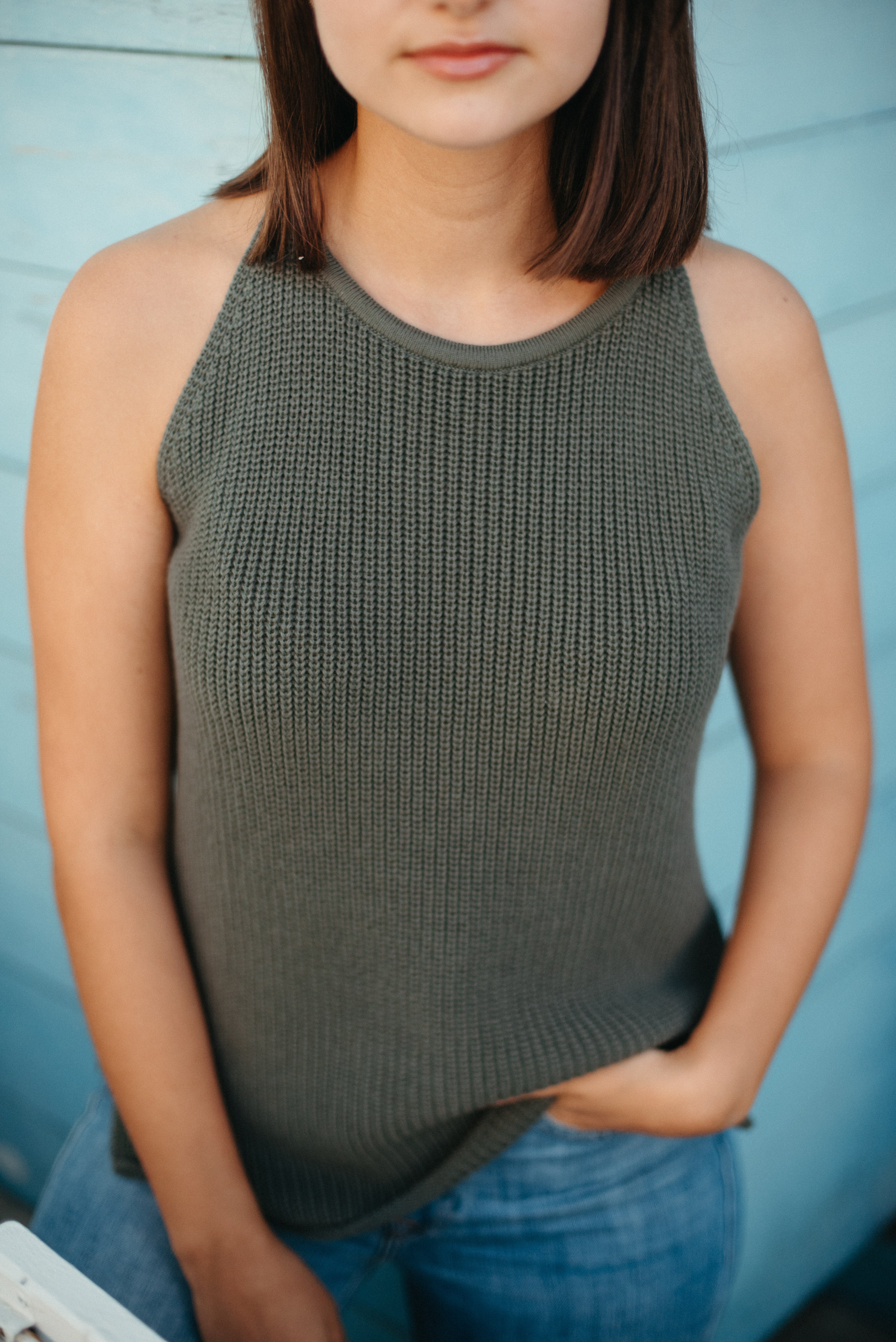 Top Halter em Algodão