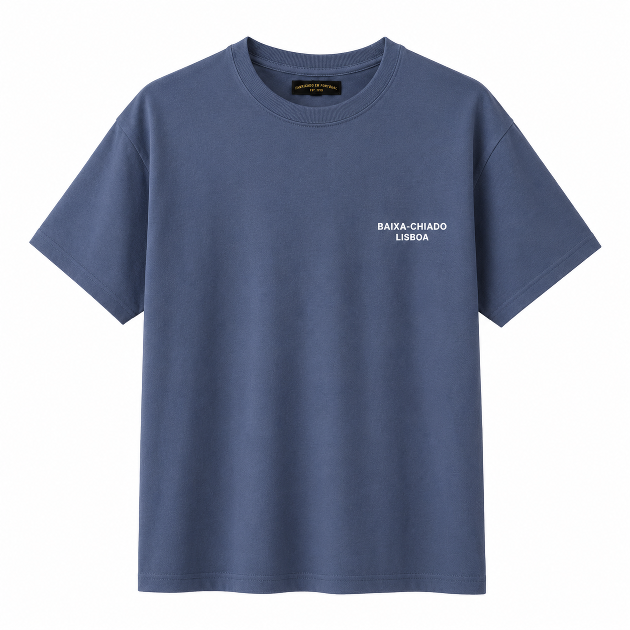 T-Shirt de Algodão Baixa-Chiado