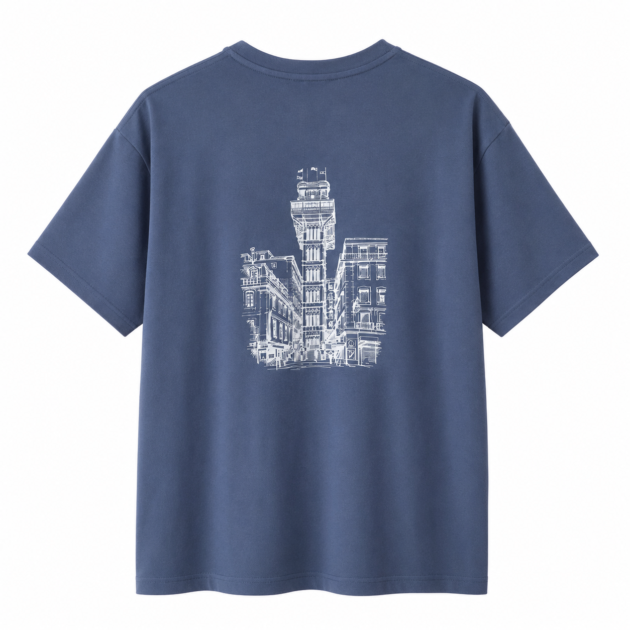 T-Shirt de Algodão Baixa-Chiado
