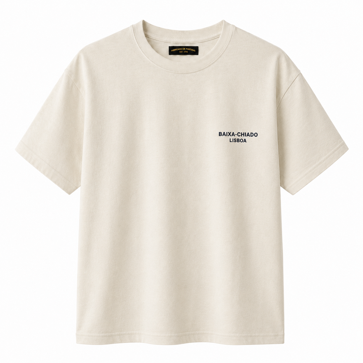 T-Shirt de Algodão Baixa-Chiado
