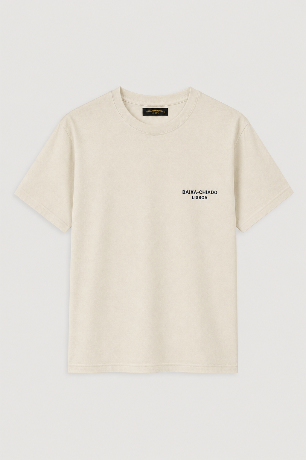 T-Shirt de Algodão Baixa-Chiado
