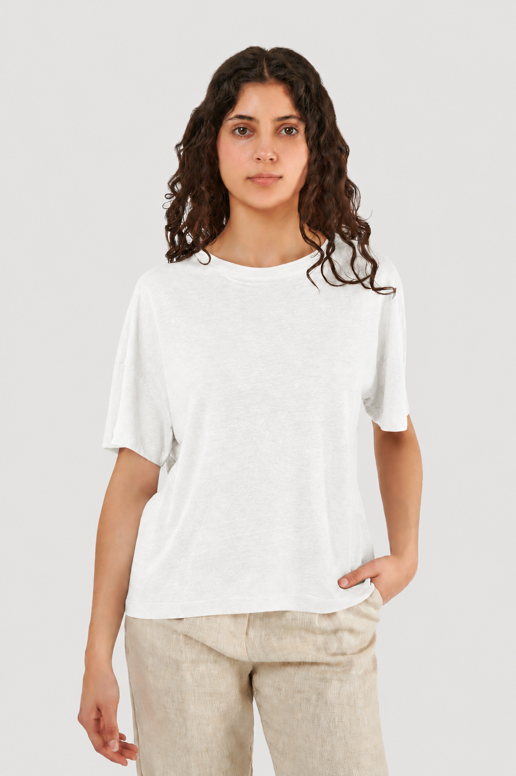 Oversized Linen Top