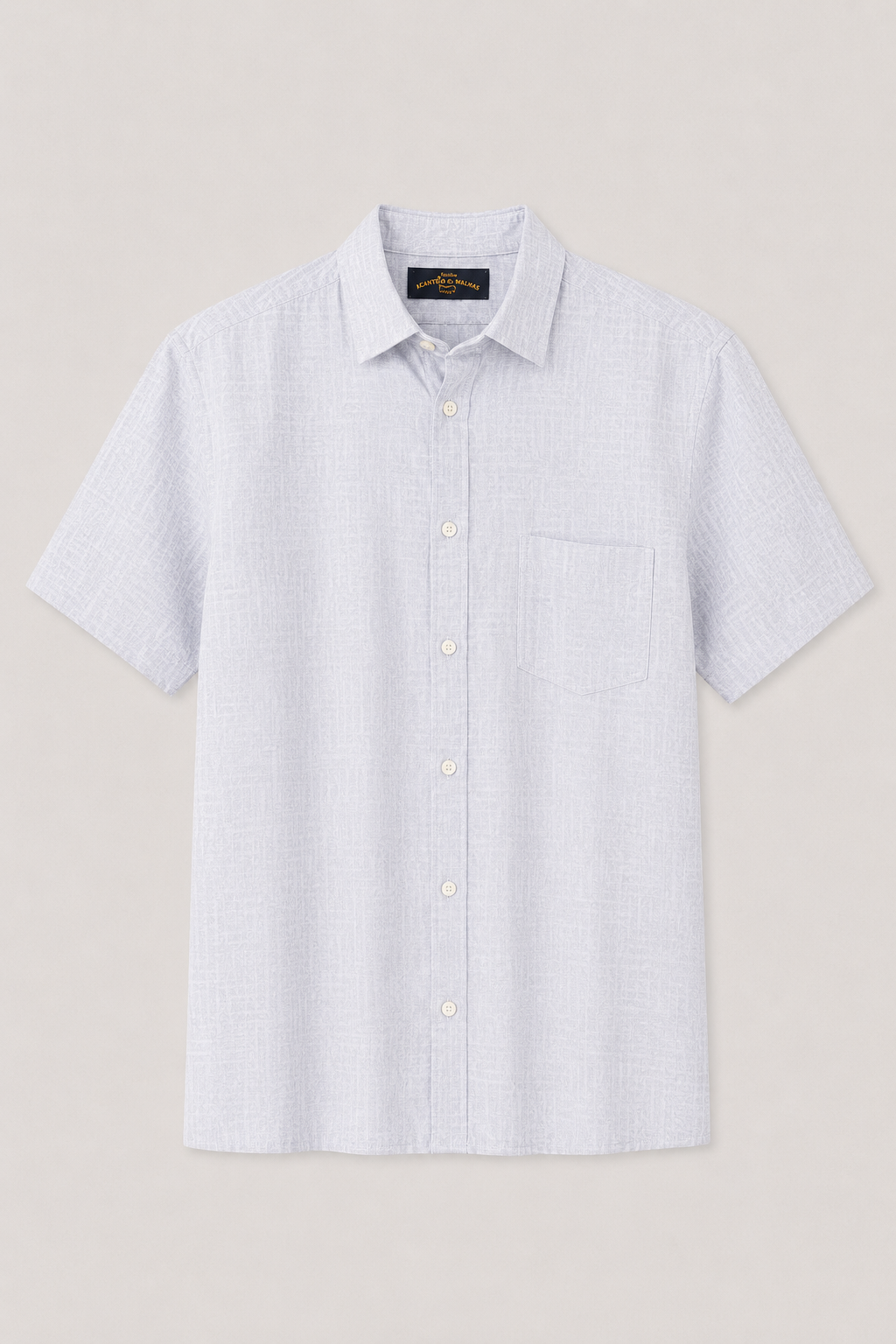 Camisa Linho Manga Curta