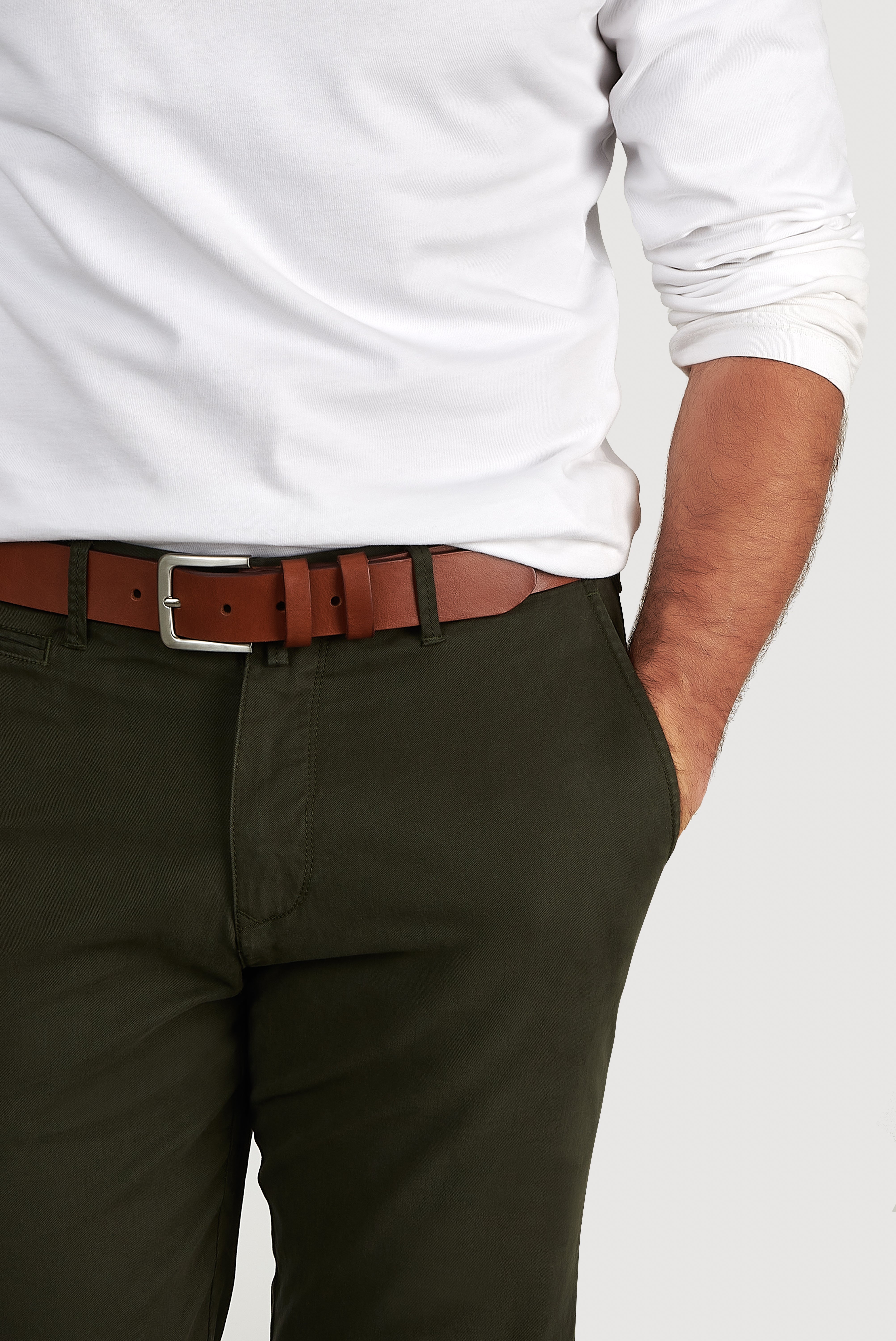 Cinto de couro clássico