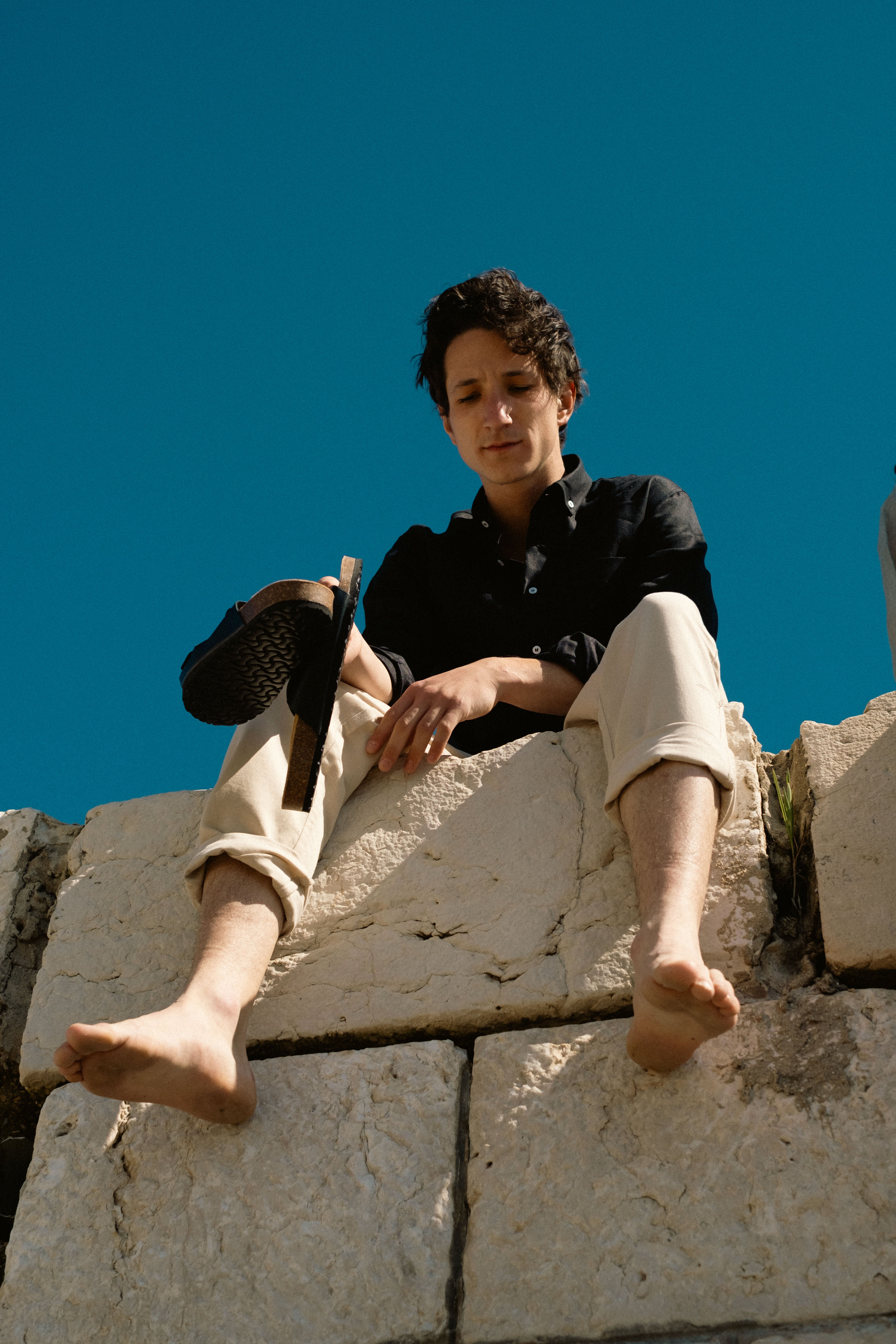 Camisa de linho clássica