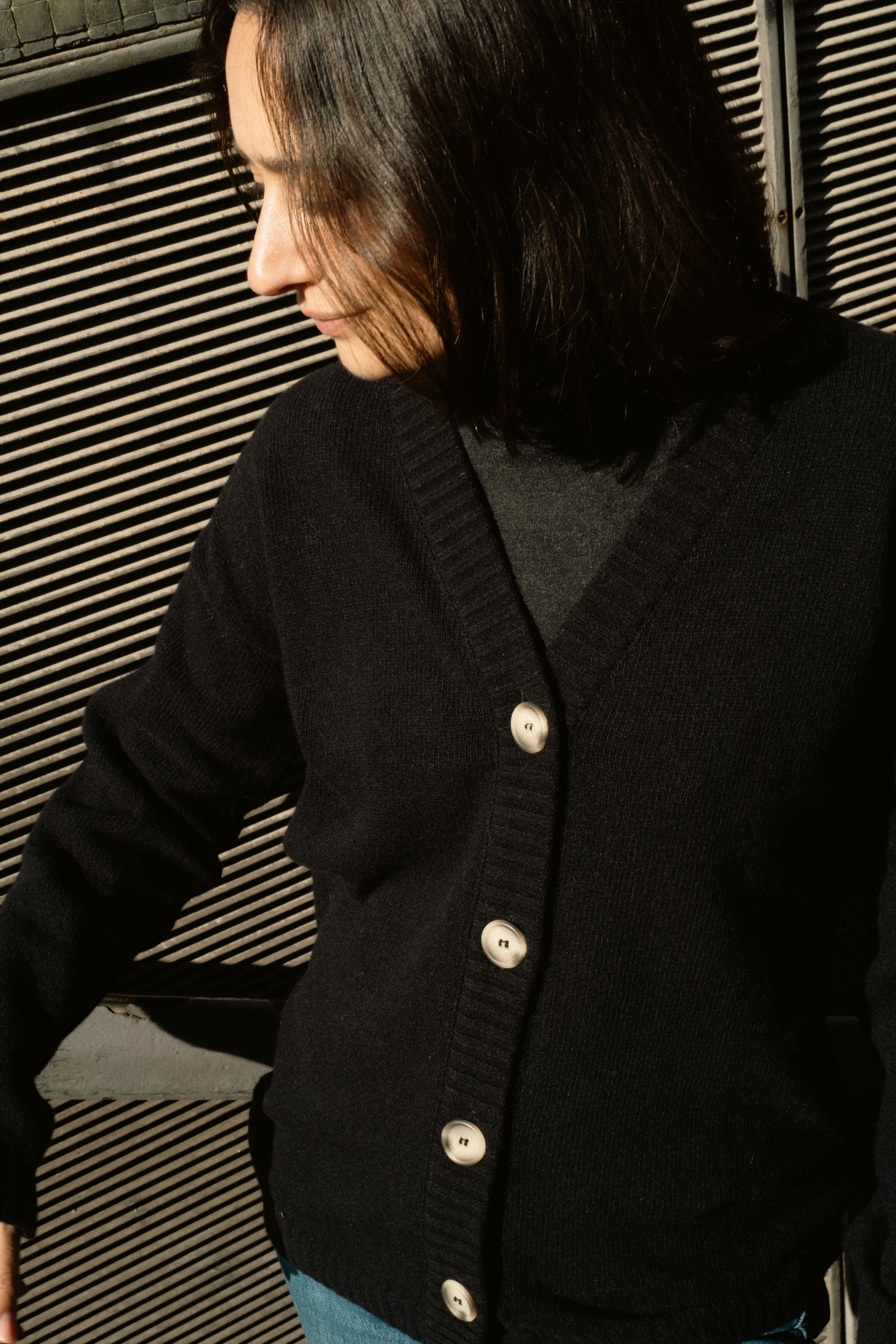 Rustic Lambswool Cardigan