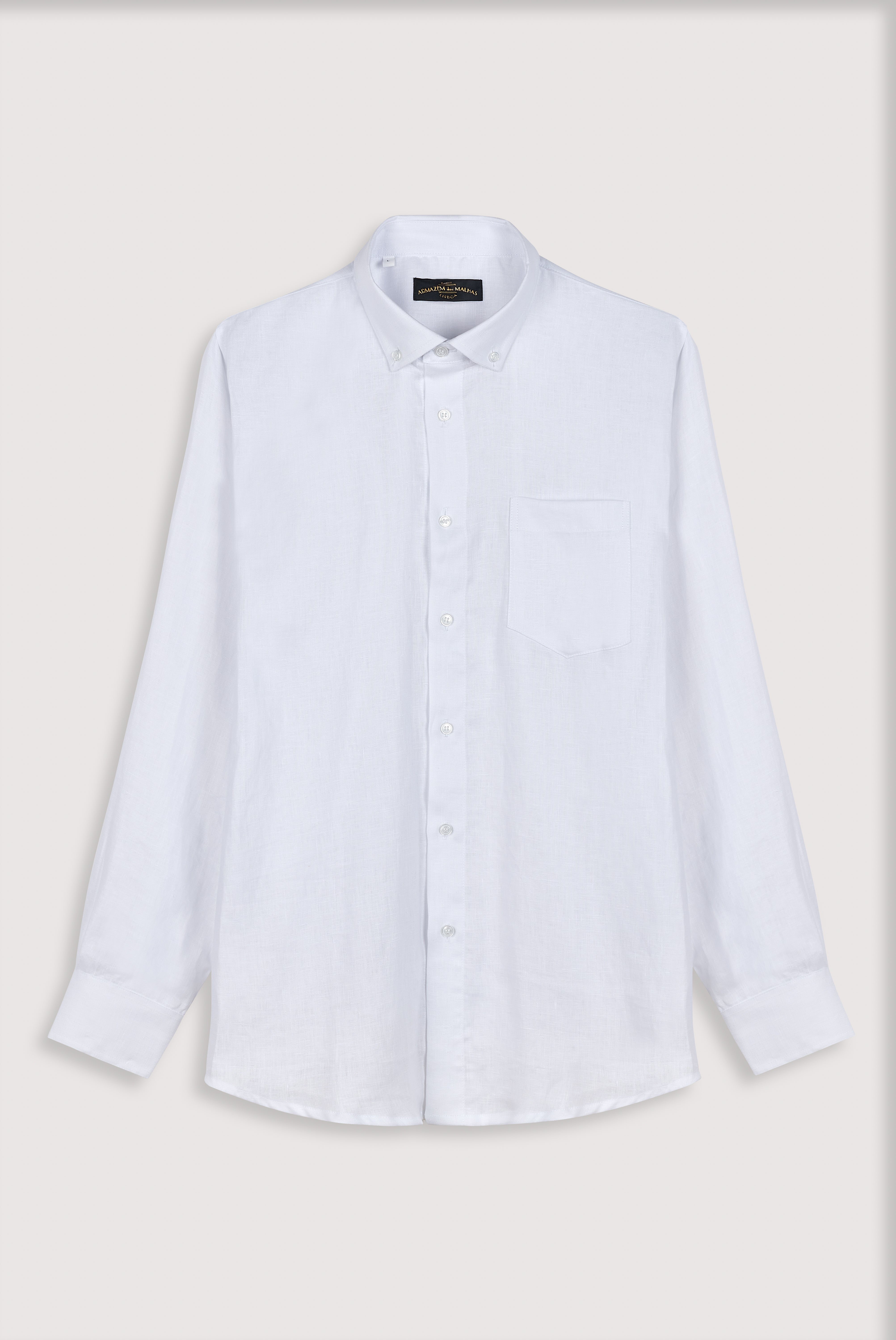 Camisa de linho clássica