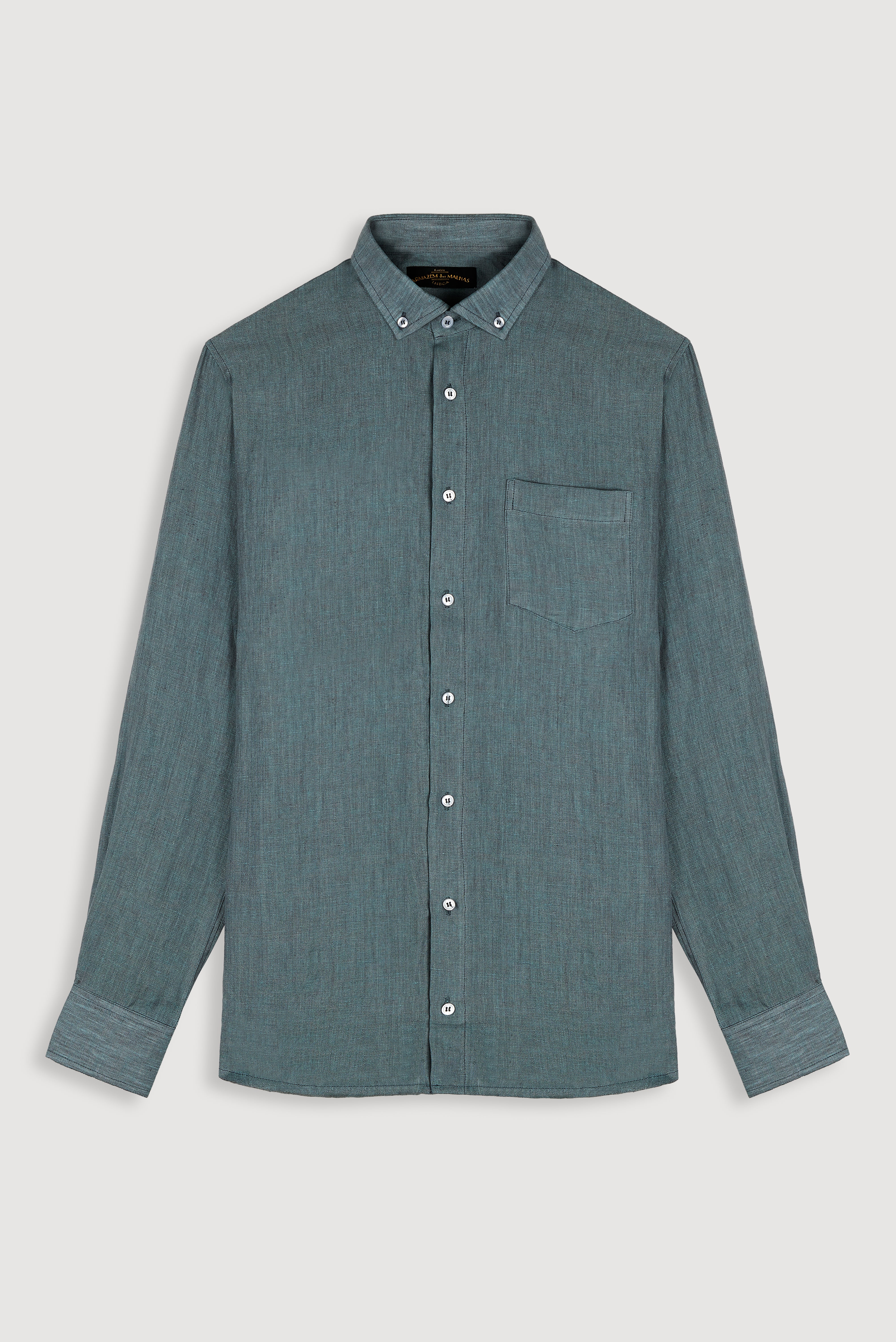 Camisa de linho clássica