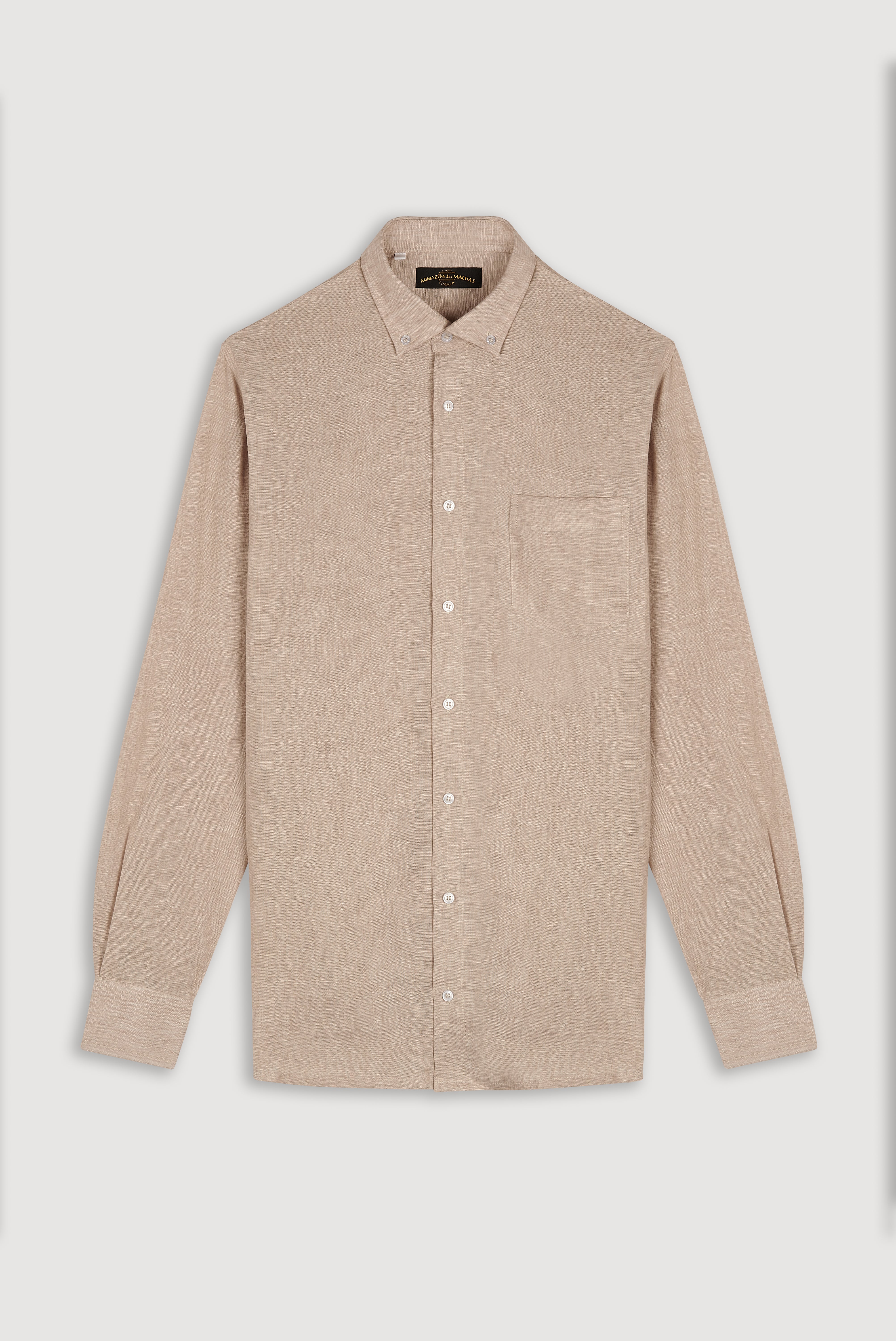 Camisa de linho clássica