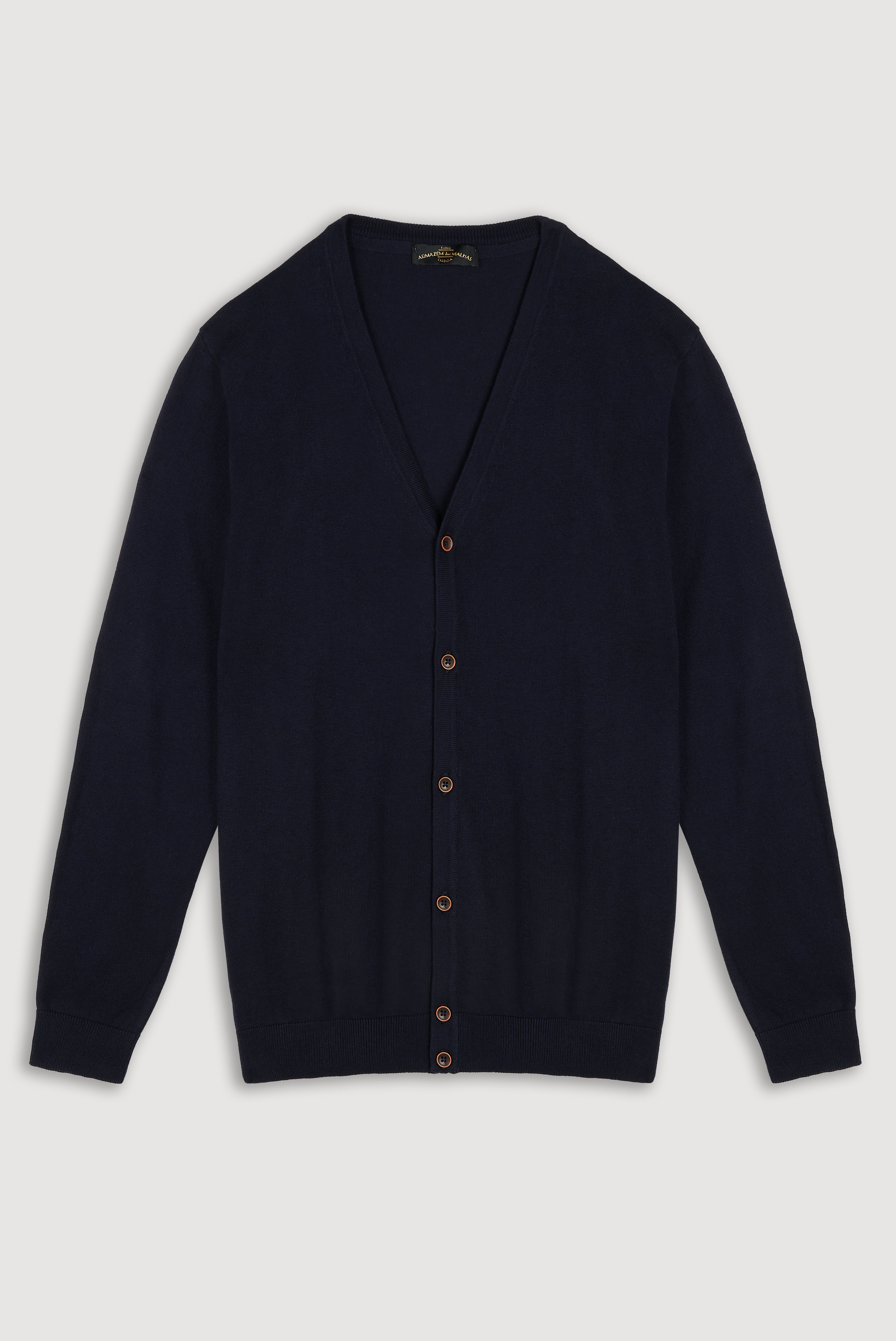 Cardigan clássico de algodão