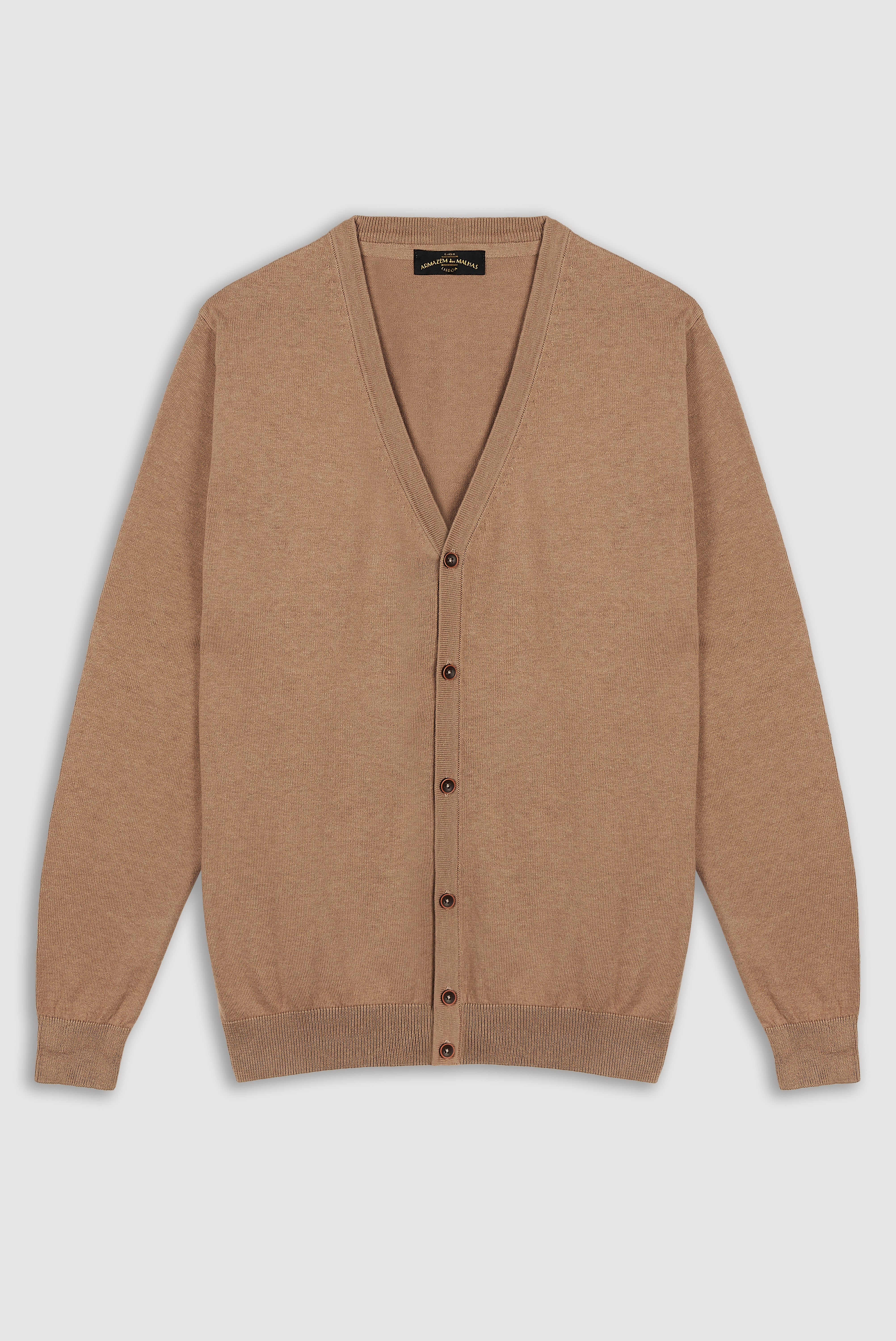 Cardigan clássico de algodão