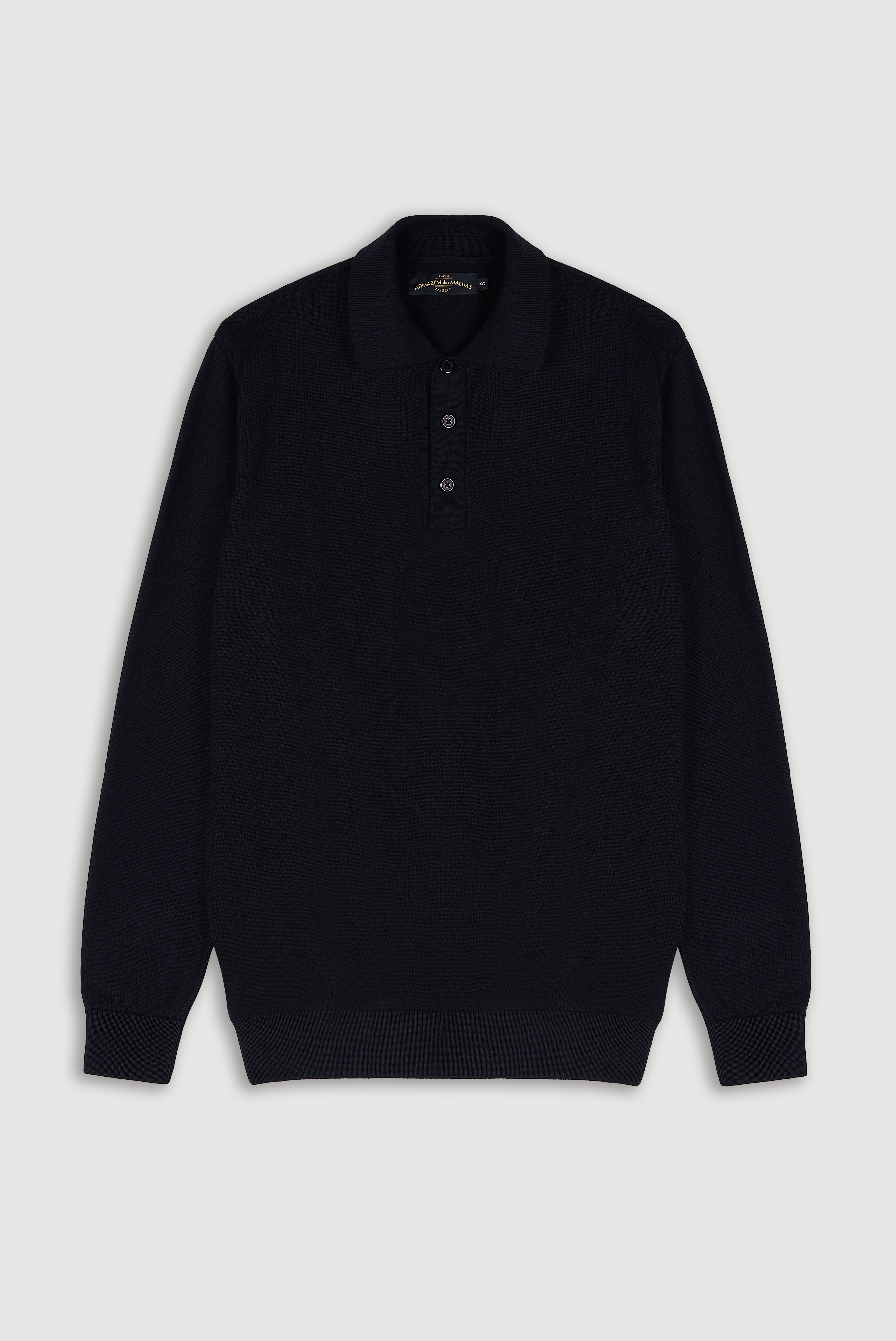 Polo em malha de algodão