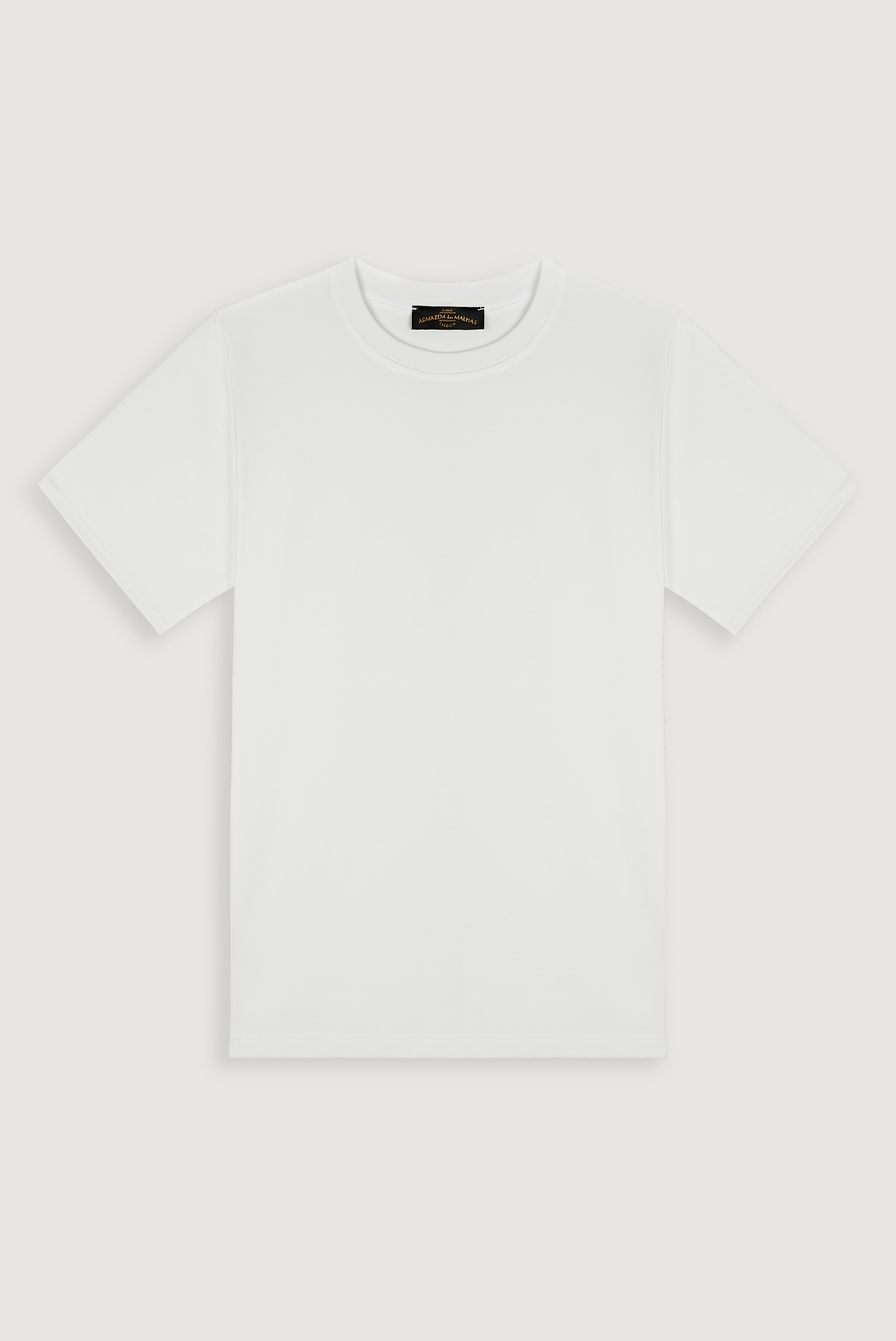 T-shirt básica de algodão