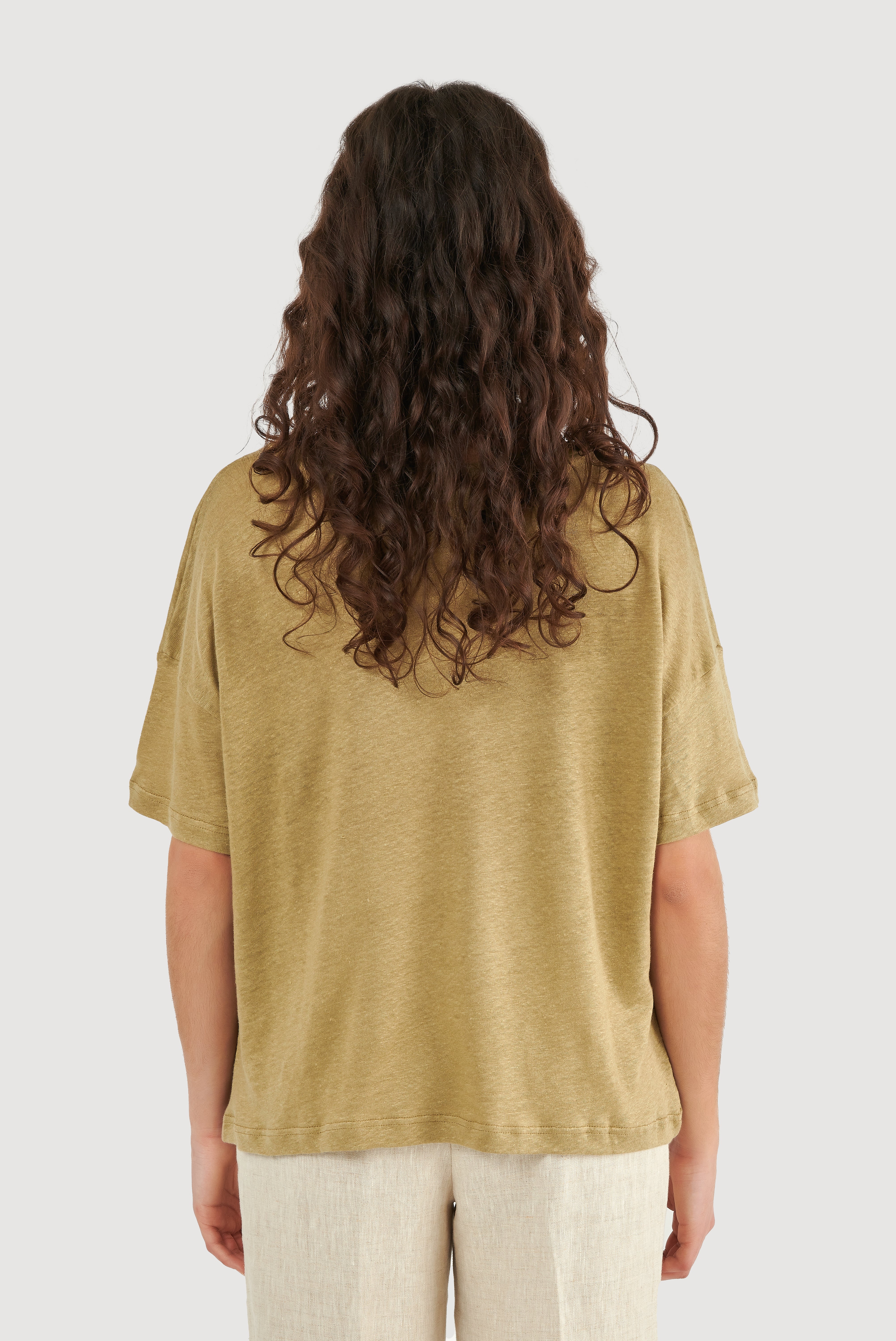 Oversized Linen Top