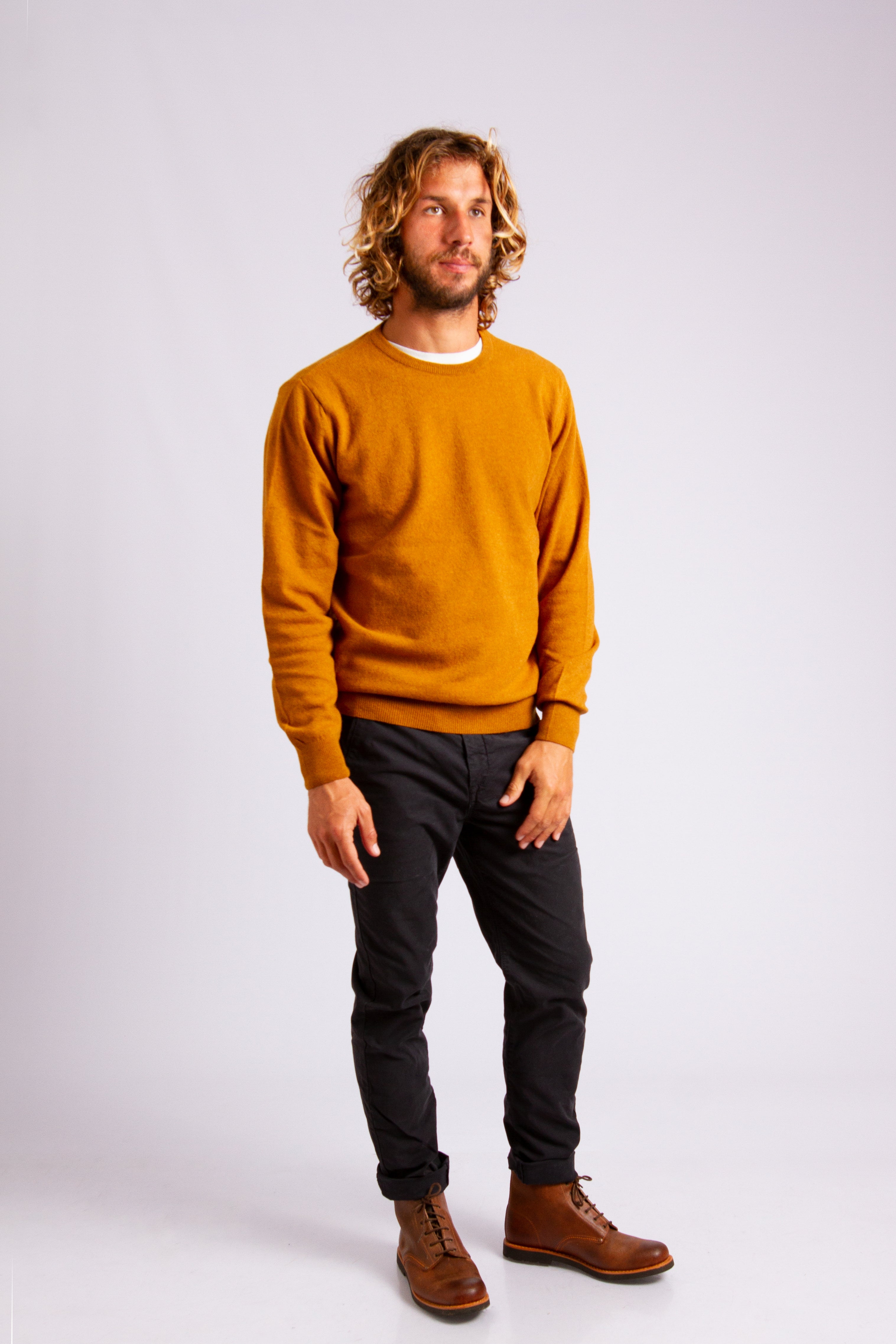 Classic Lambswool Crew-Neck Sweater
