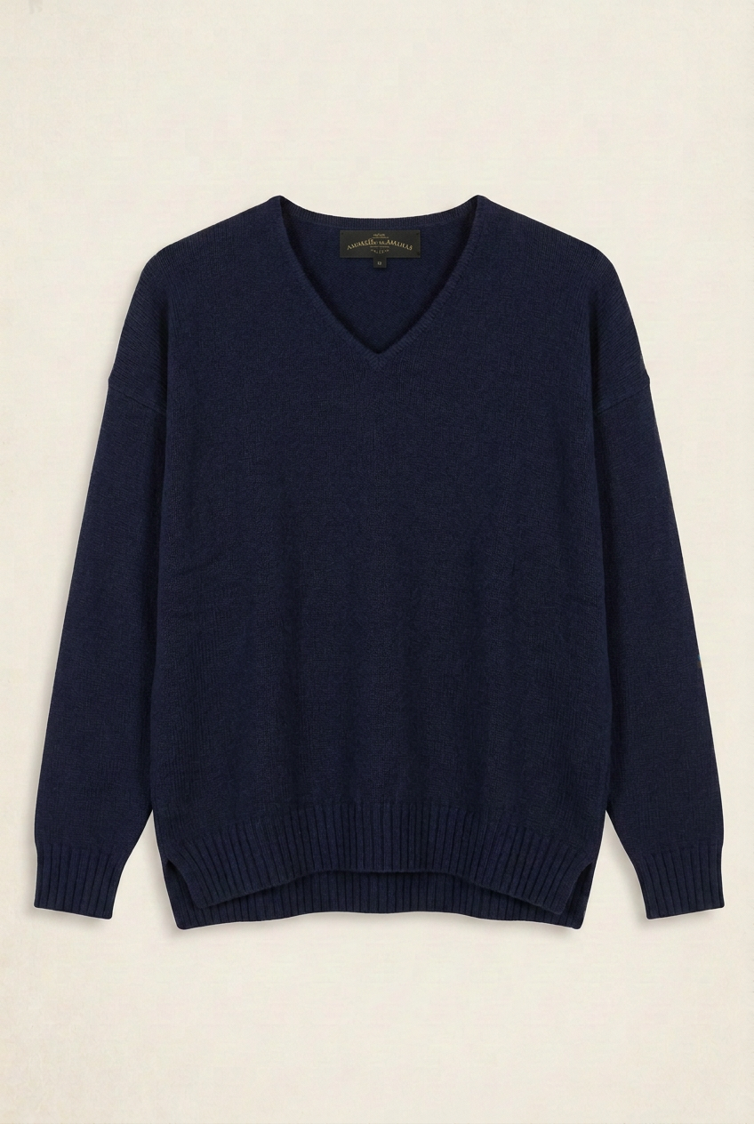 Camisola de Malha com Decote em V