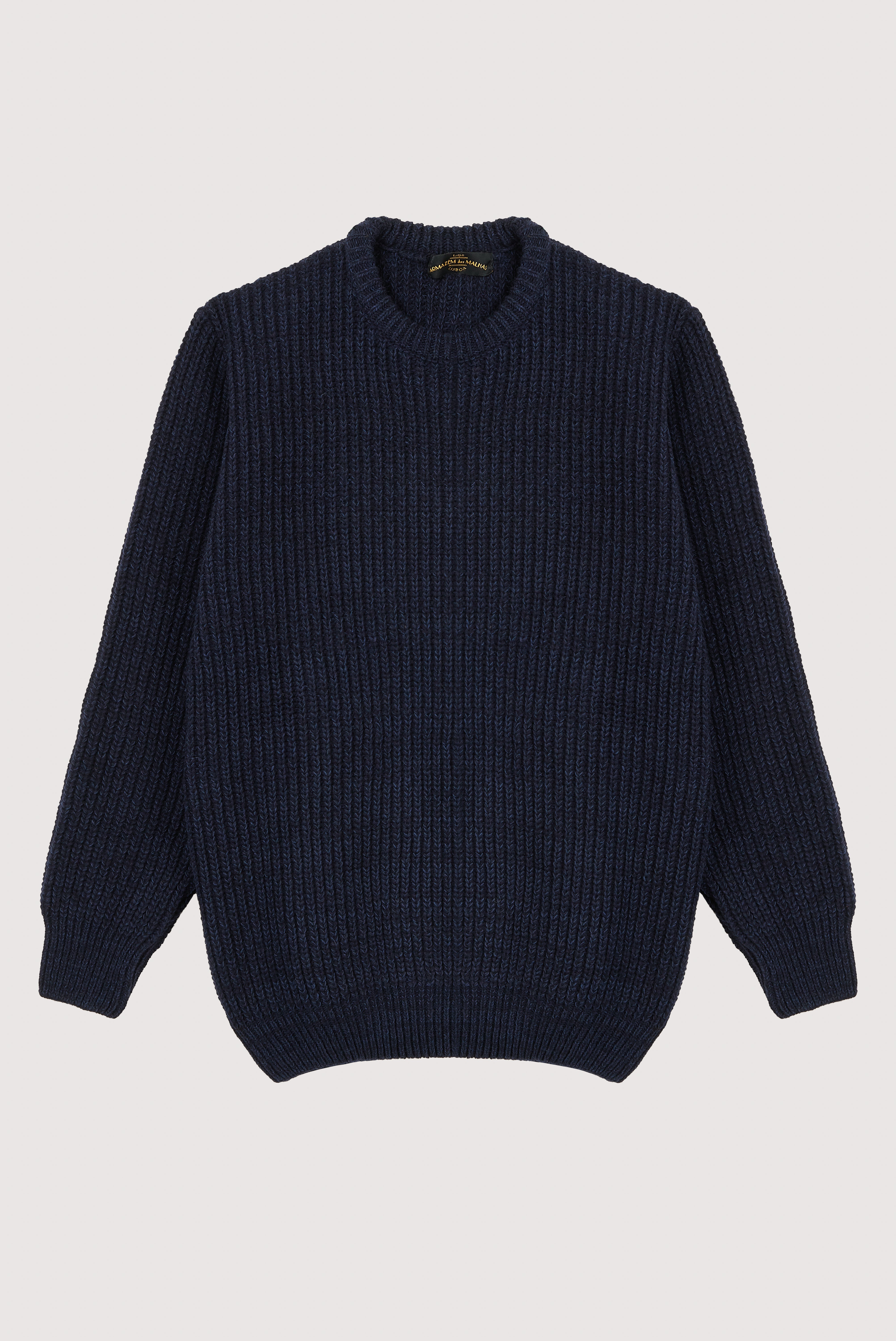 Camisola grossa de lã de cordeiro