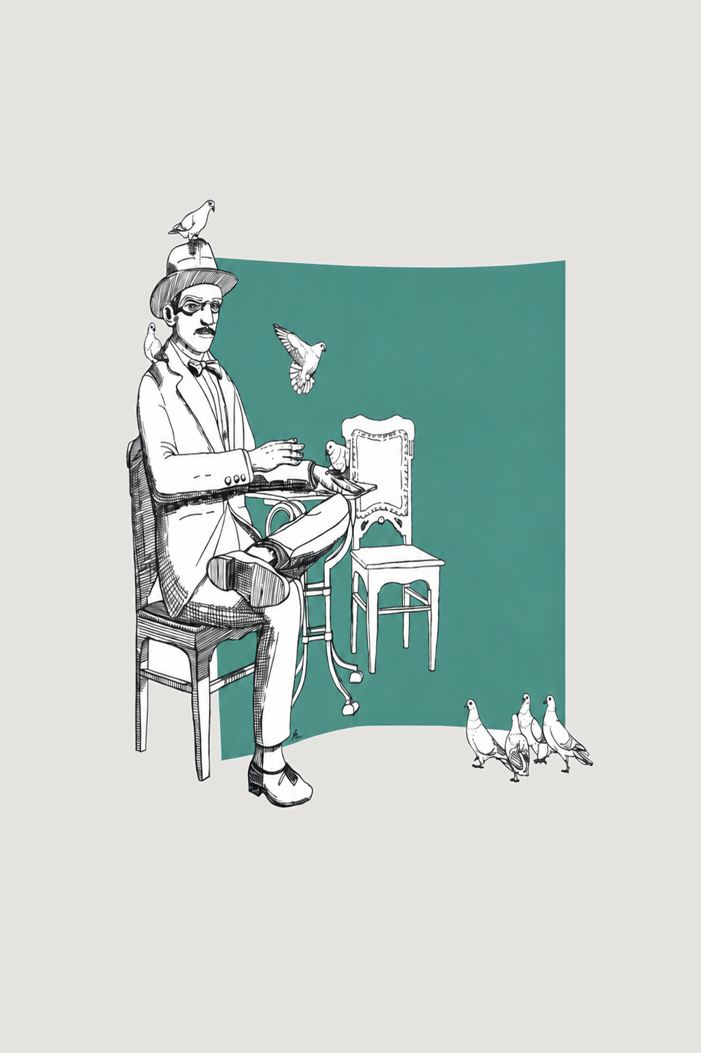 T-Shirt de Algodão Fernando Pessoa