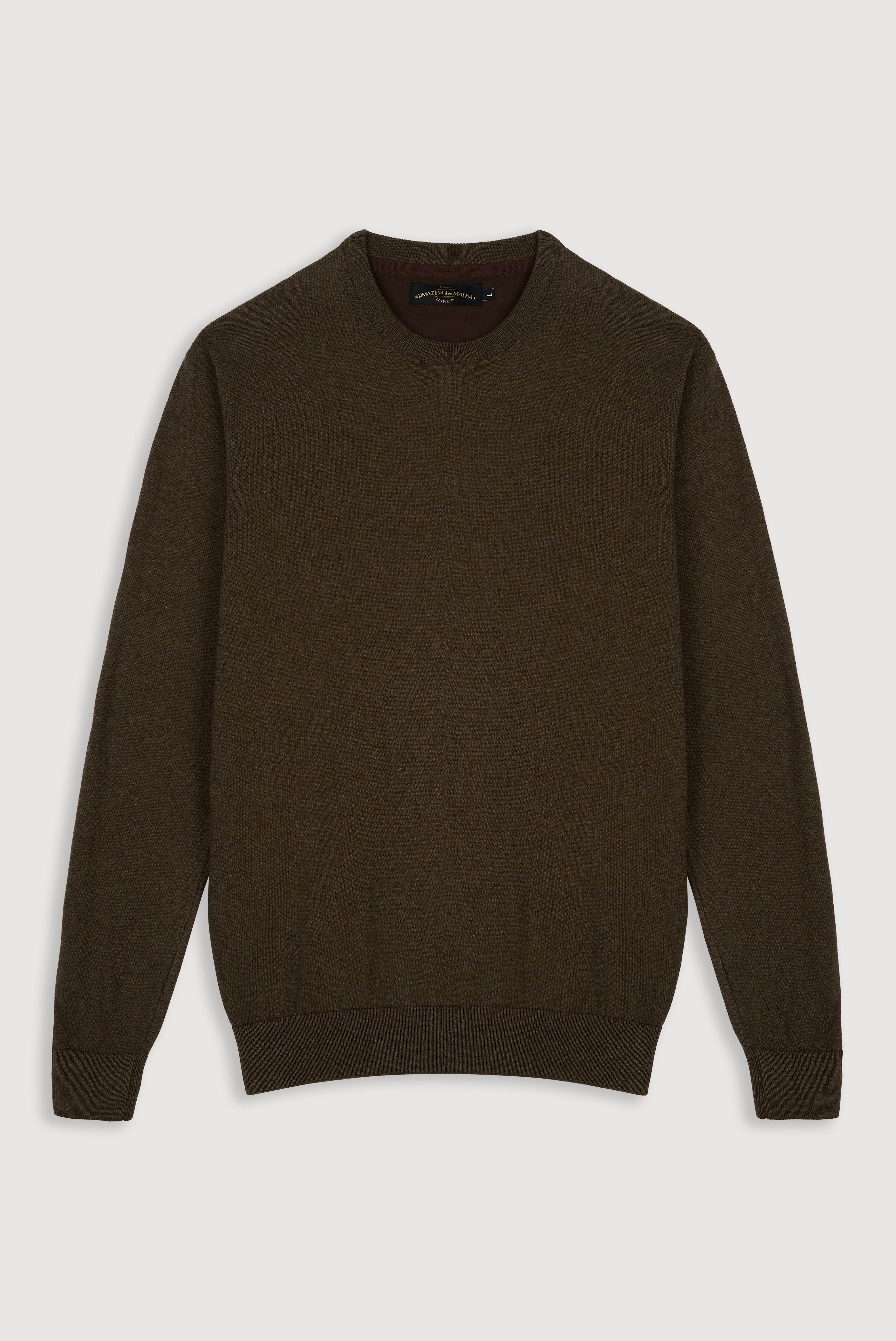 Classic Cotton Crew Neck Sweater