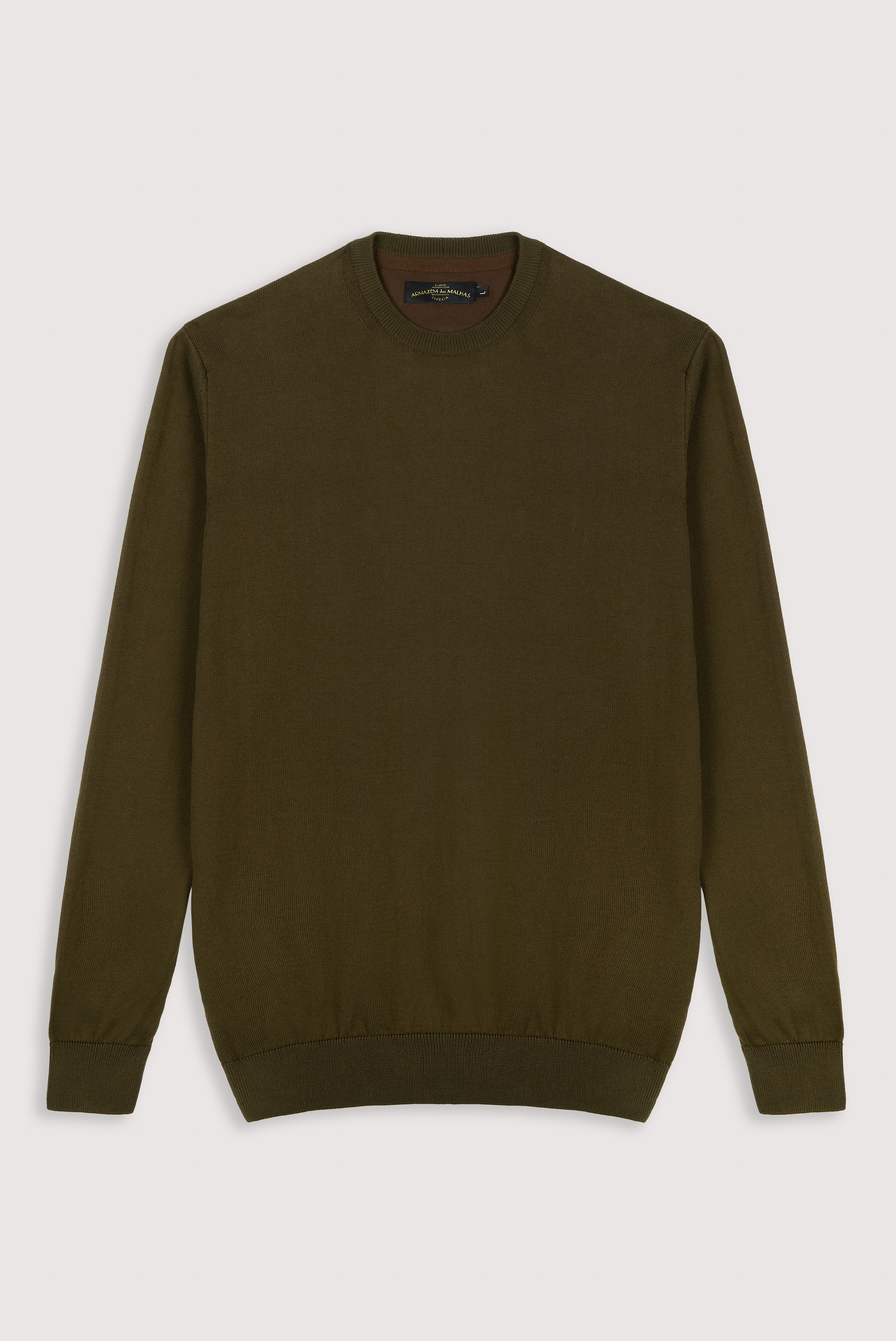 Classic Cotton Crew Neck Sweater