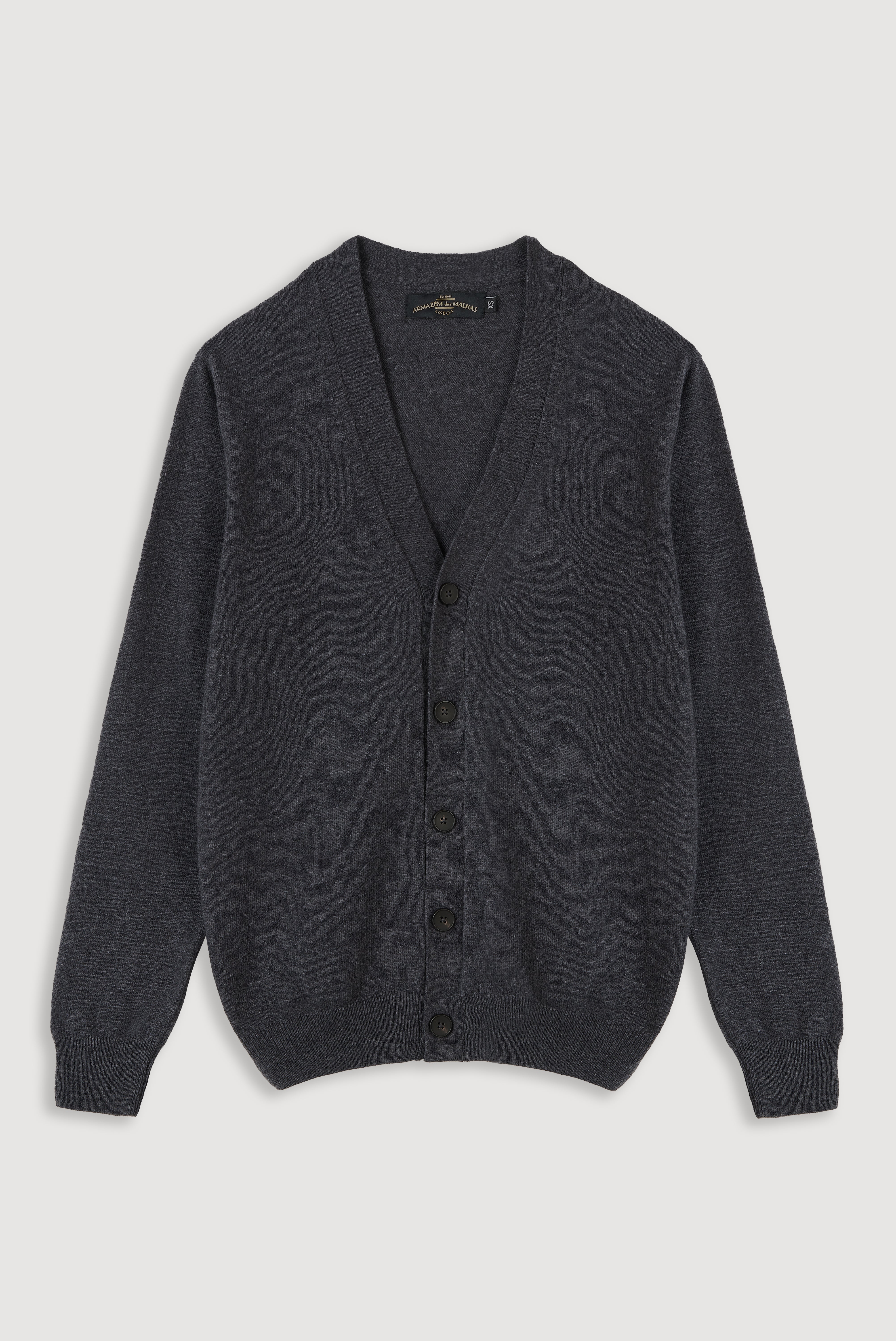 Casaco de Malha de Lã Clássico