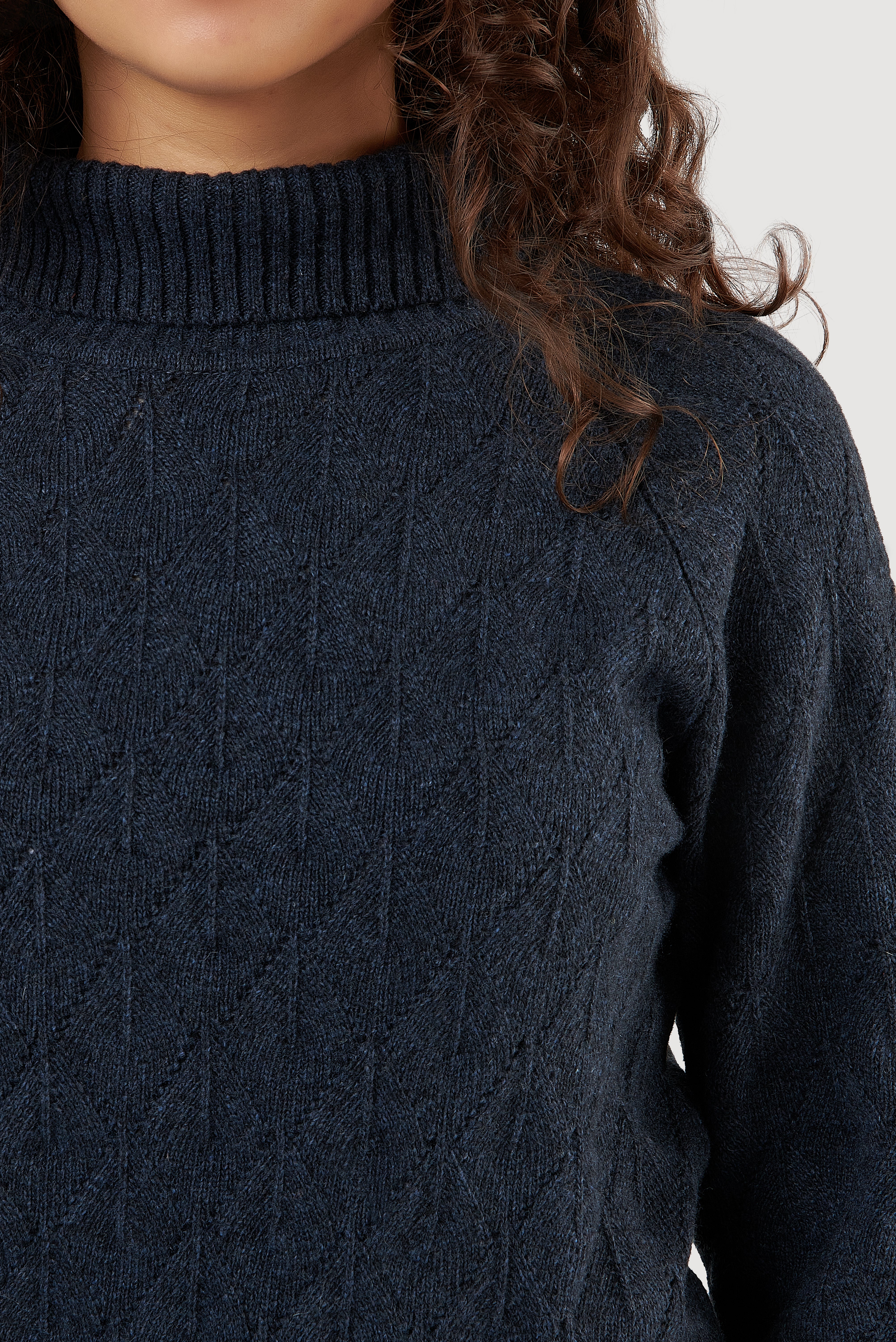 Aran Turtleneck Sweater