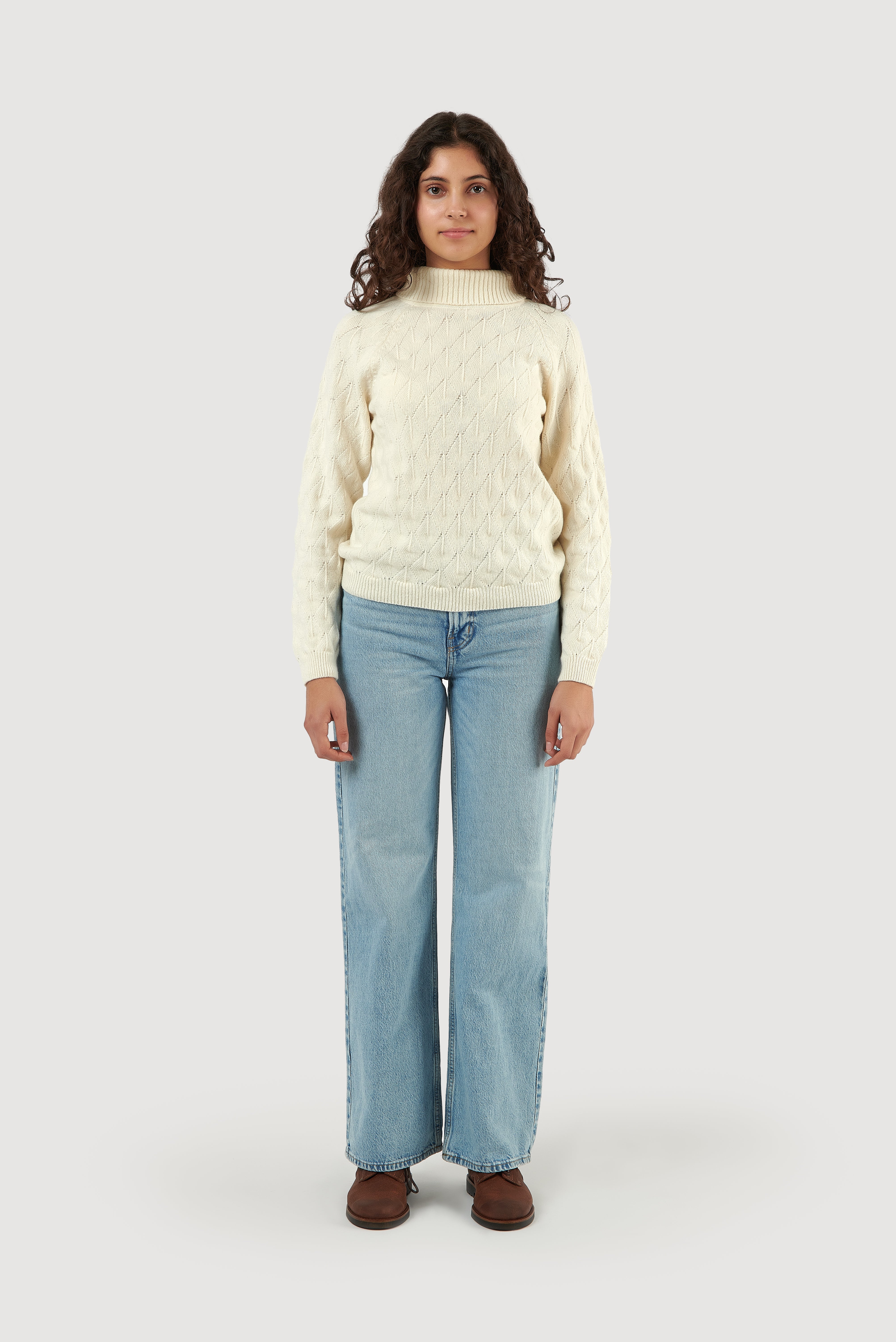 Aran Turtleneck Sweater