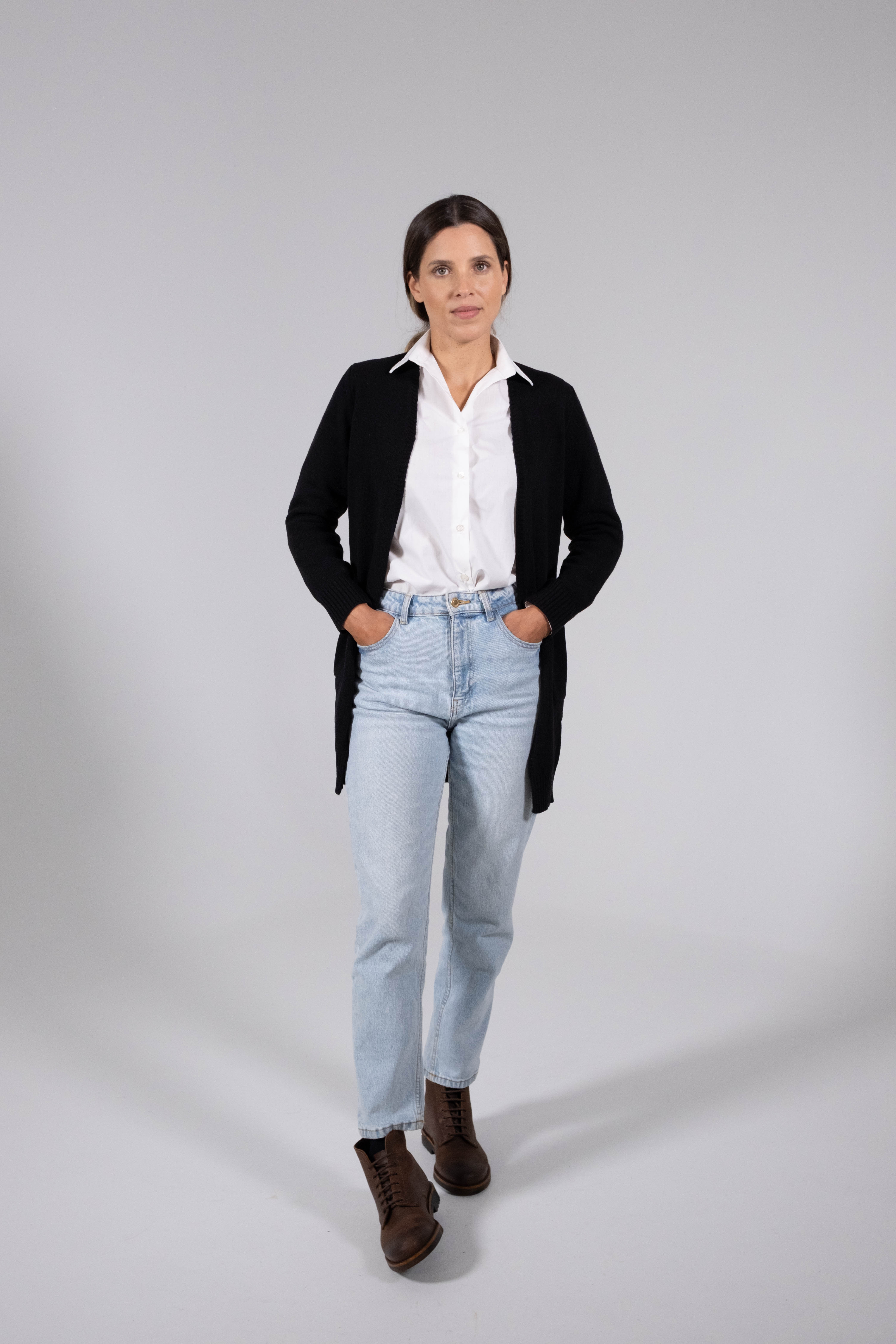 Lambswool Long Cardigan