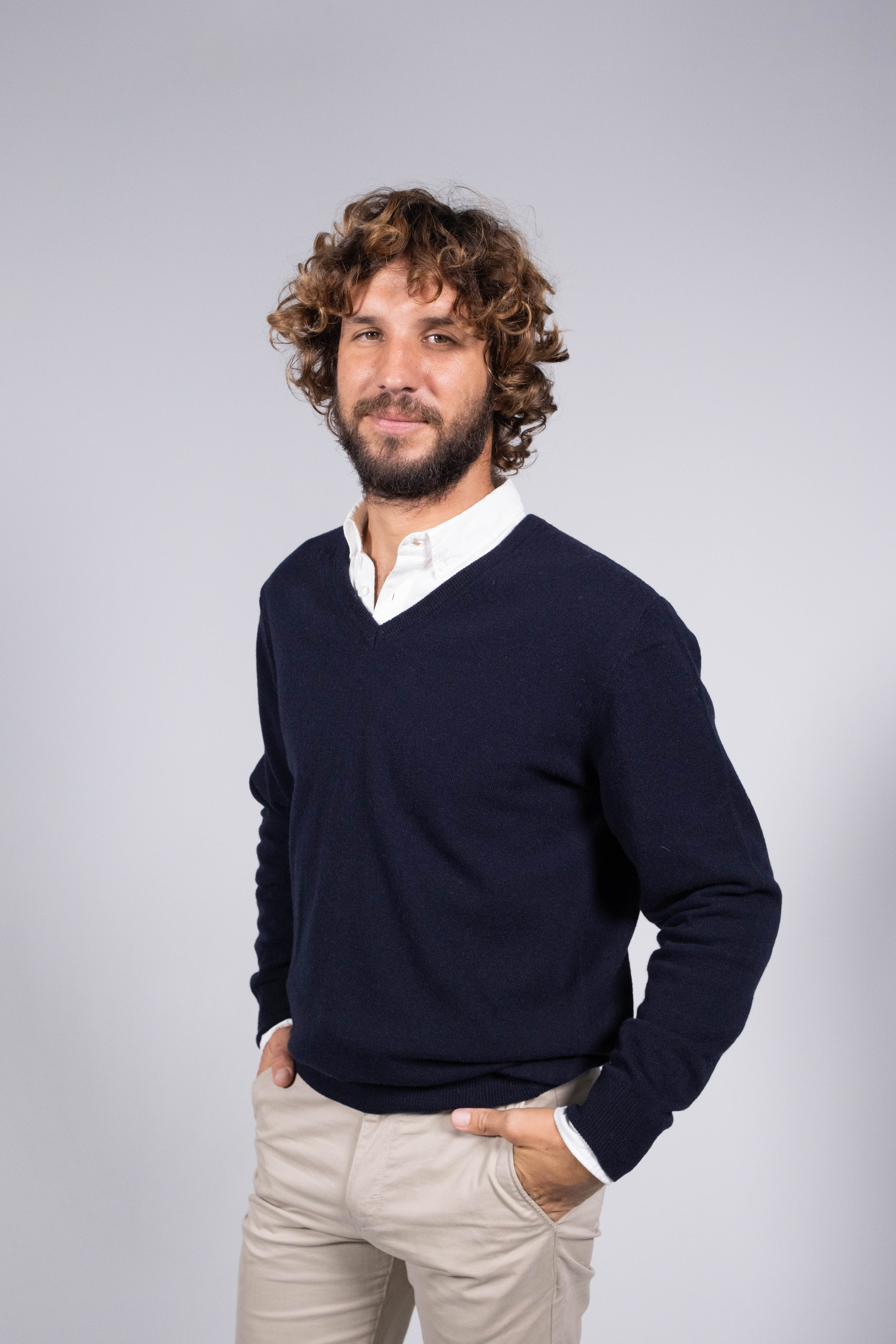 Classic Lambswool V-Neck Sweater