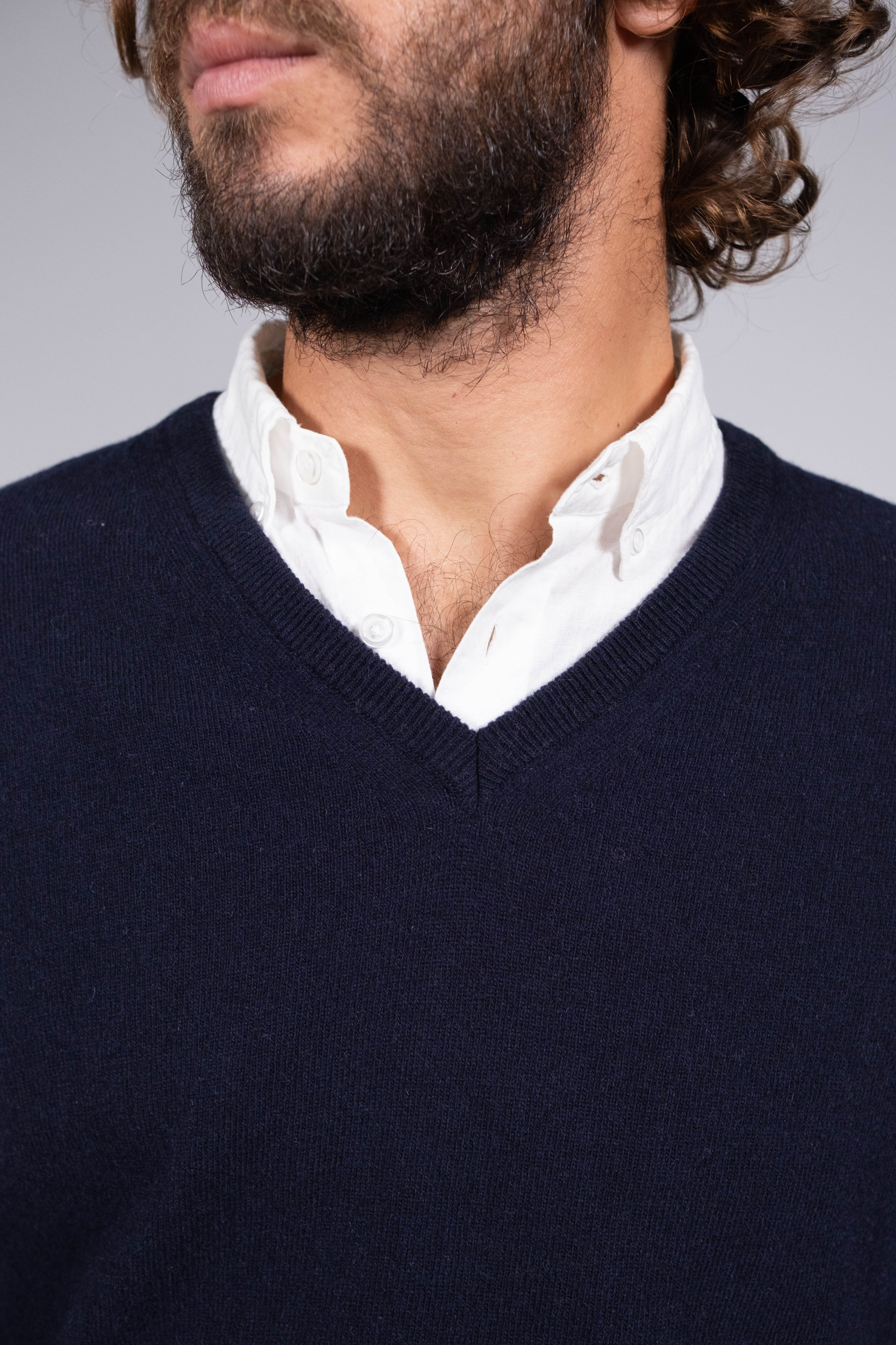Classic Lambswool V-Neck Sweater