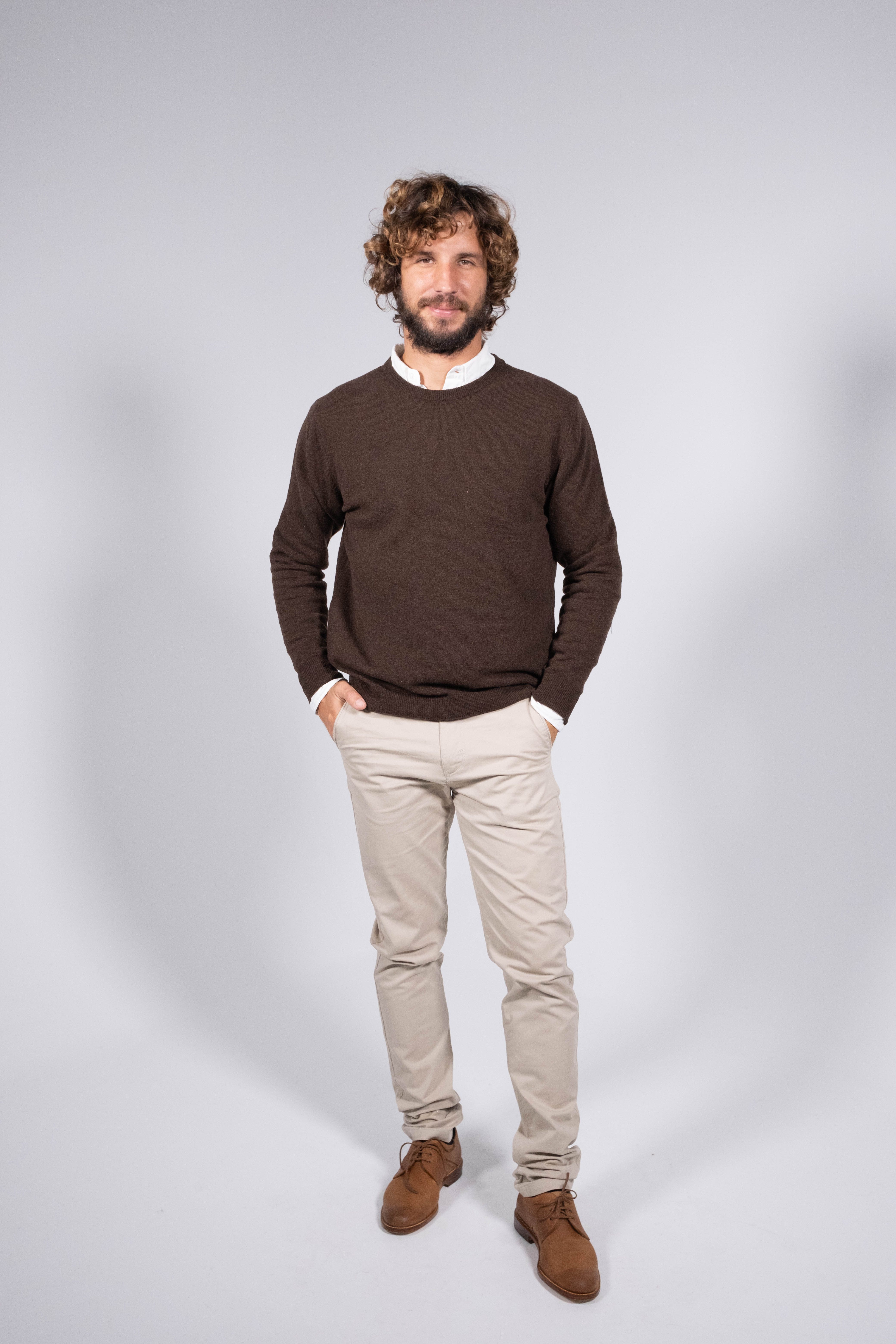Classic Lambswool Crew-Neck Sweater
