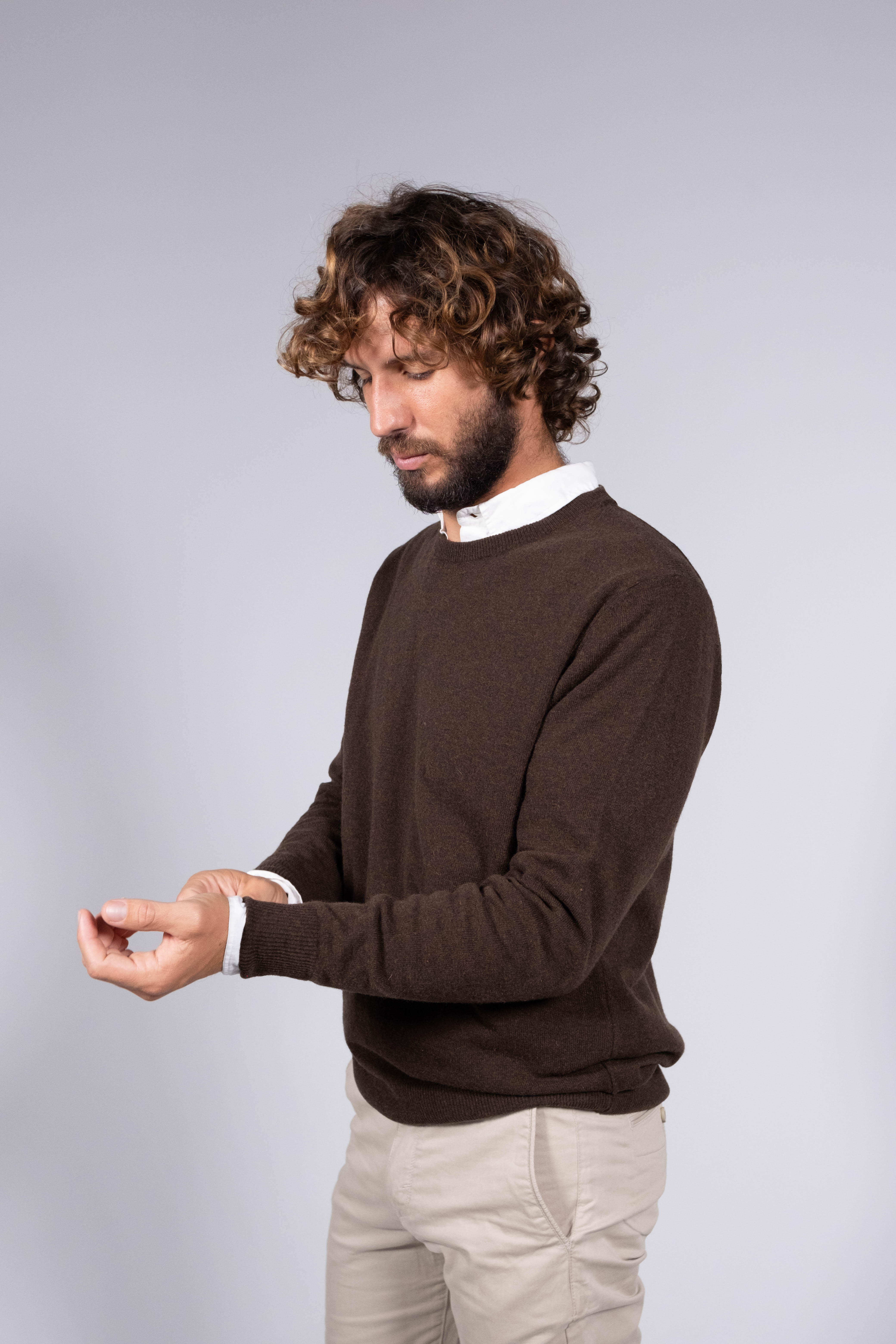 Classic Lambswool Crew-Neck Sweater