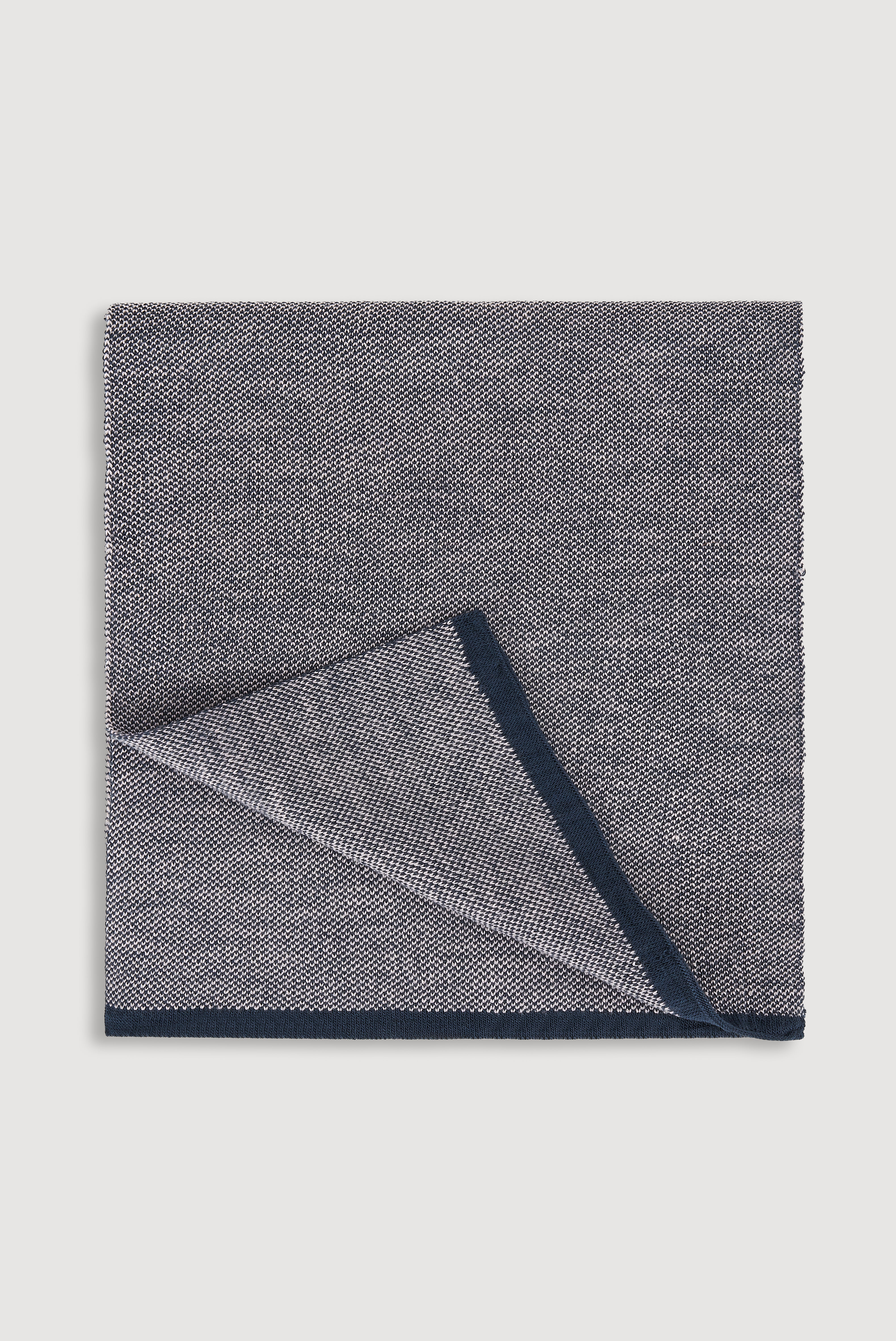 Cachecol de lã texturizada