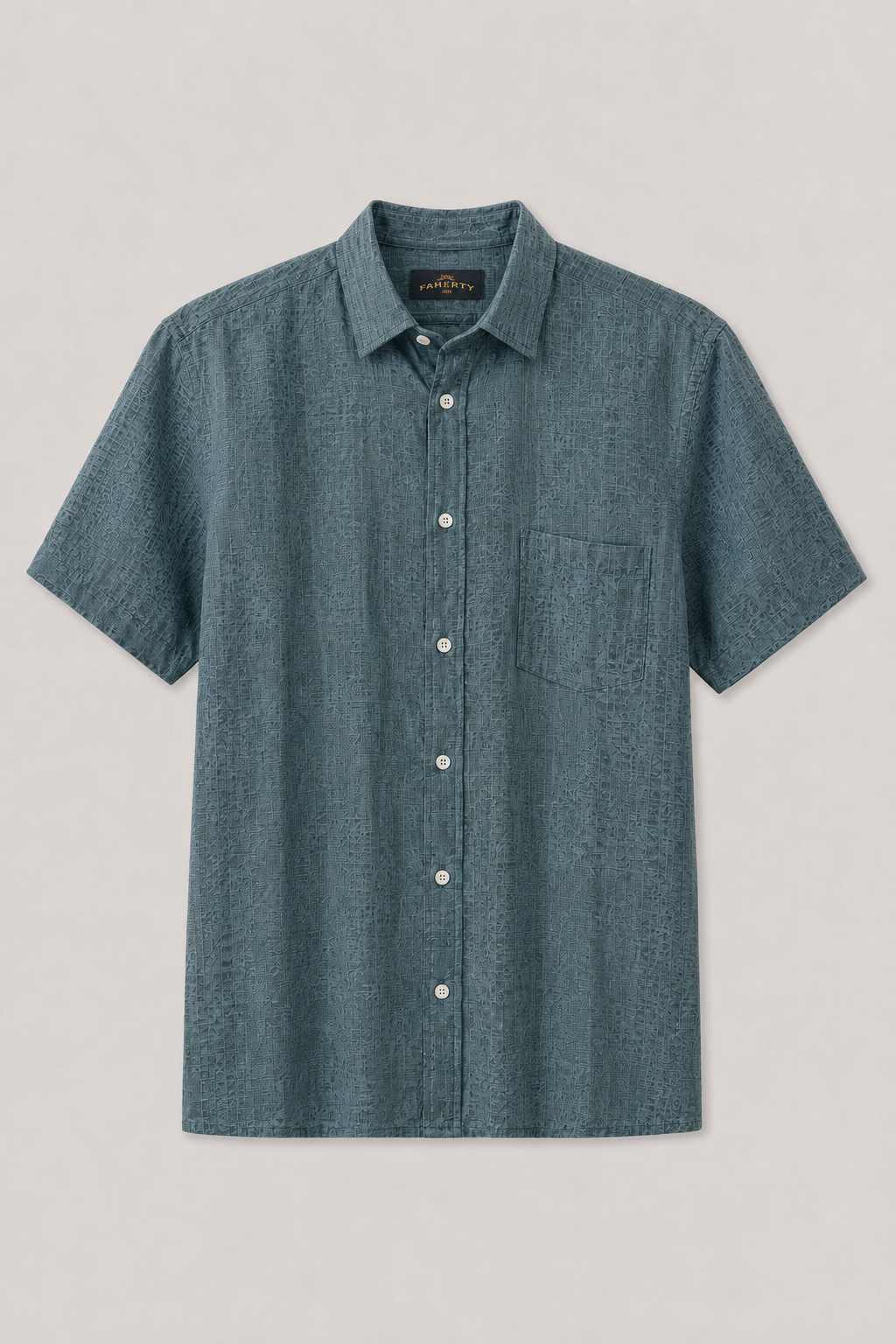 Camisa Linho Manga Curta