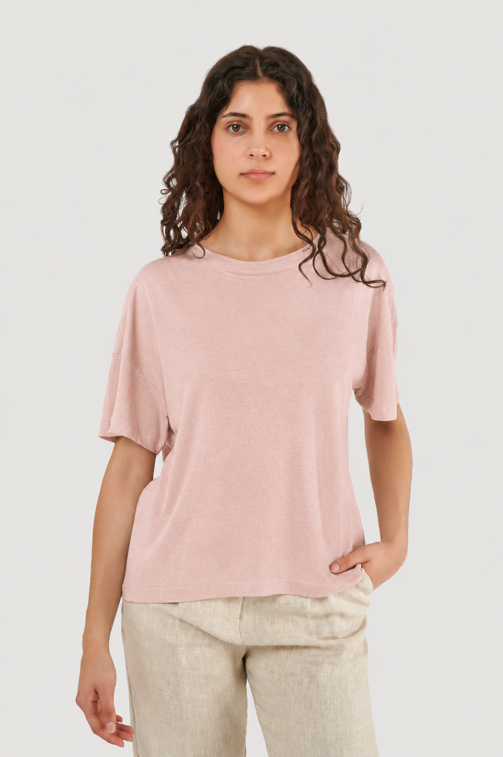 Oversized Linen Top
