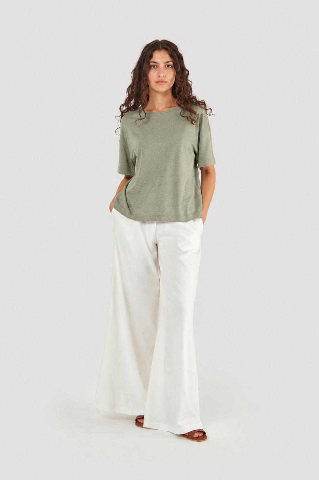 Oversized Linen Top