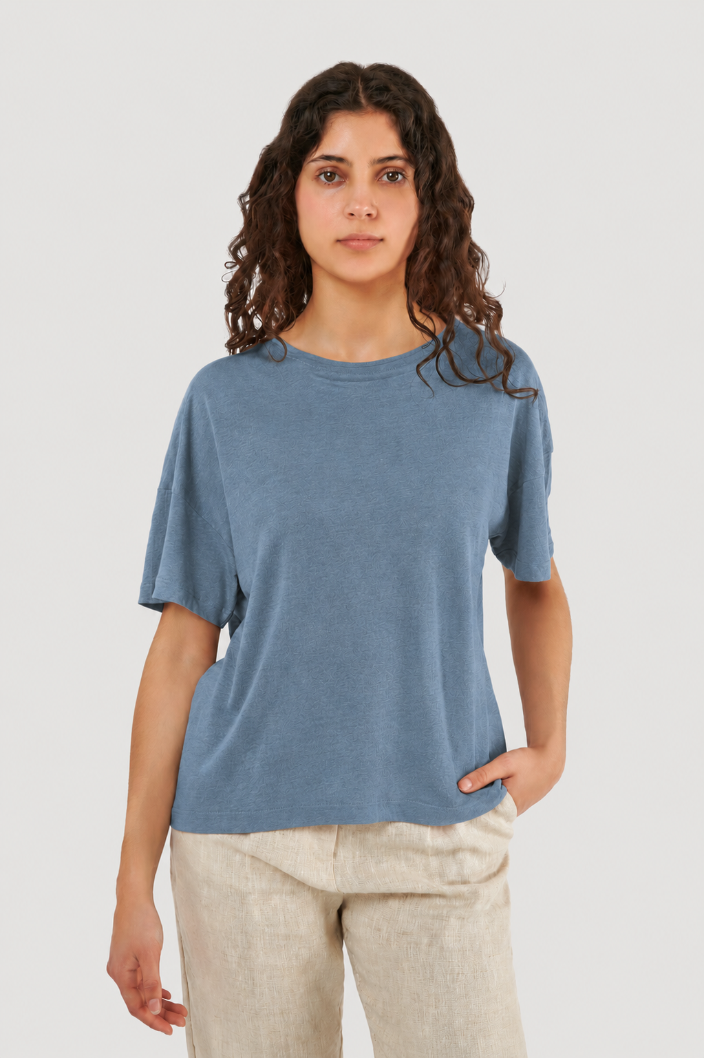 Oversized Linen Top