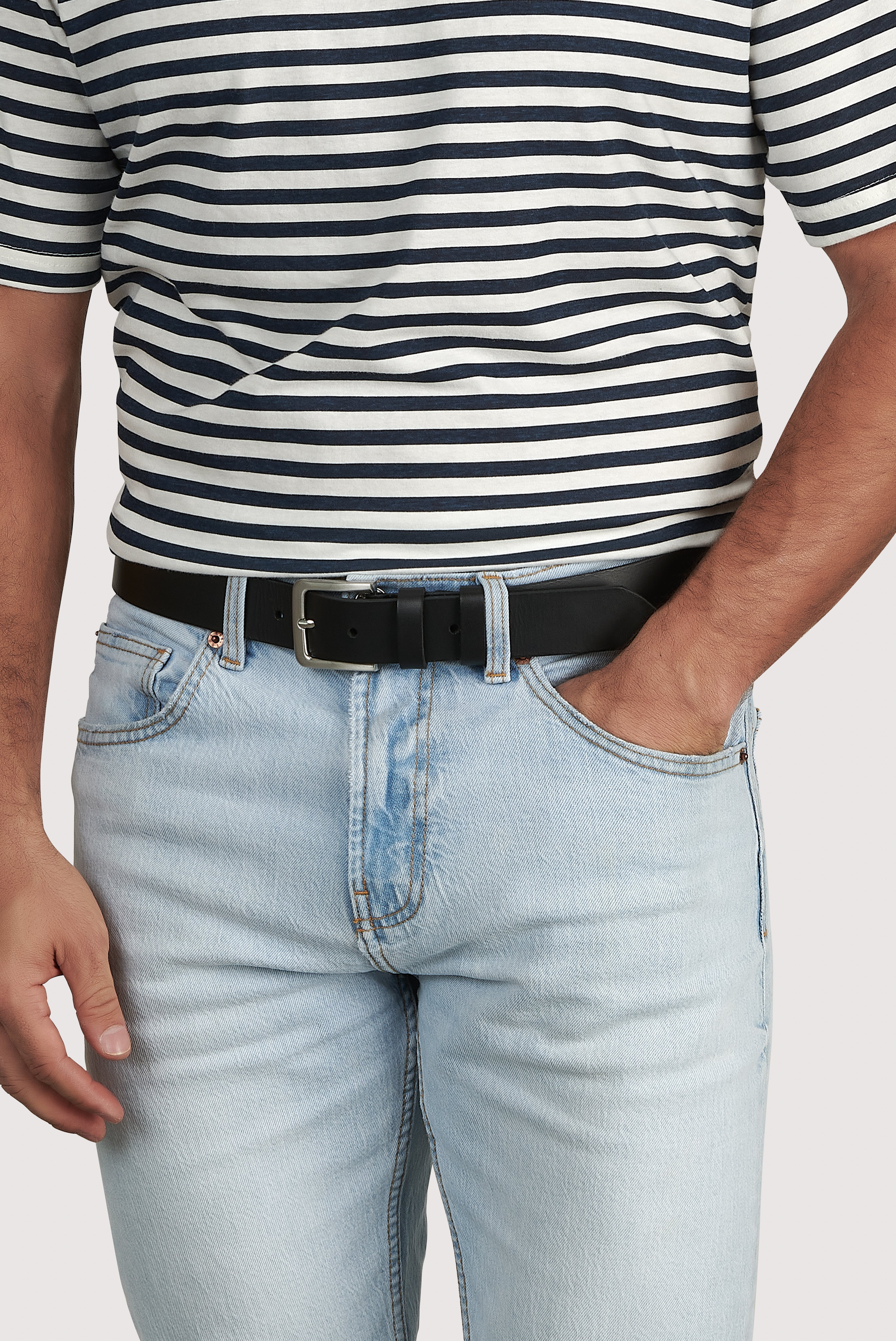 Classic leather belt