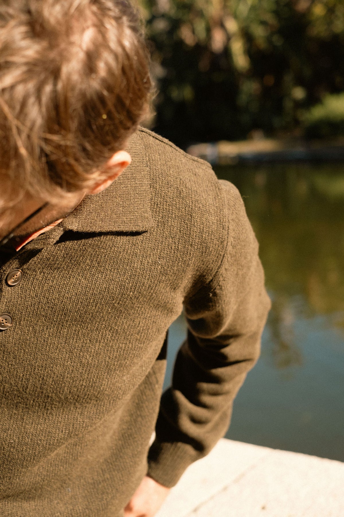 Polo de Botões Lambswool
